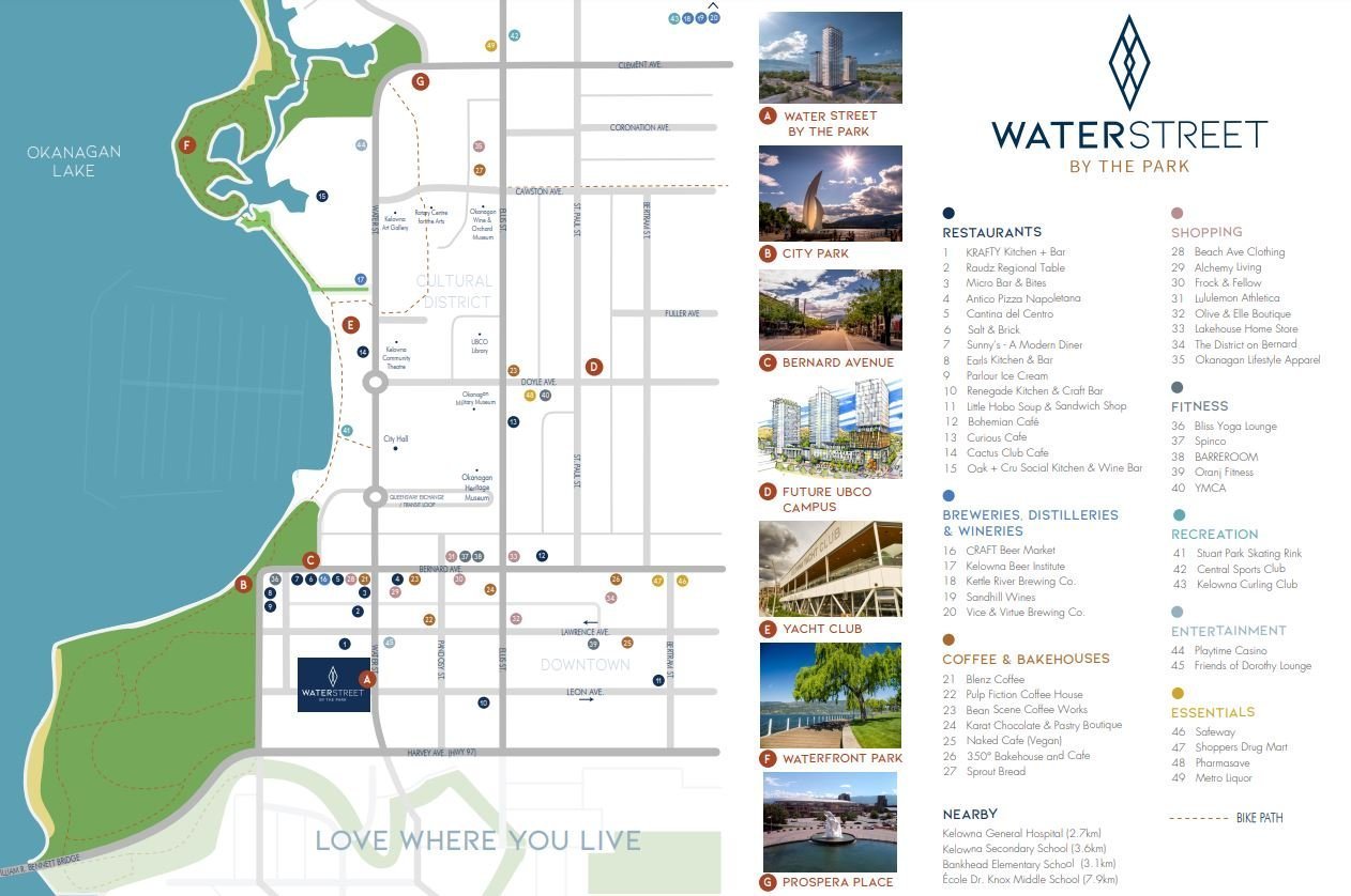 Water Street by The Park location map 1