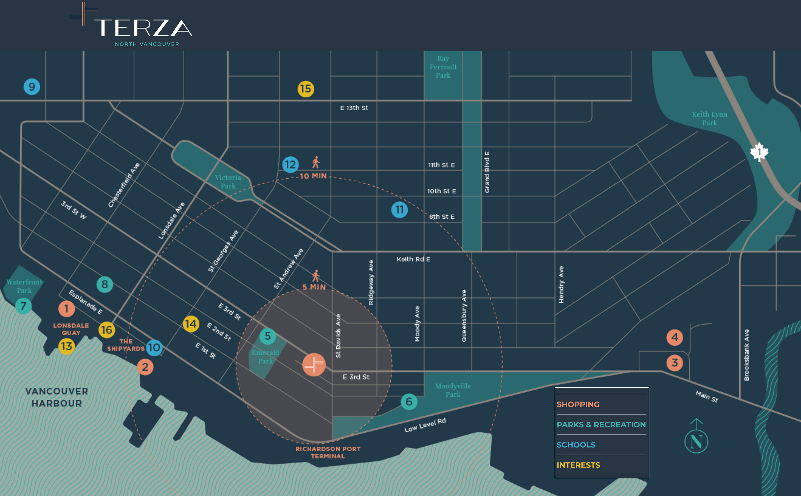 Terza location map 1