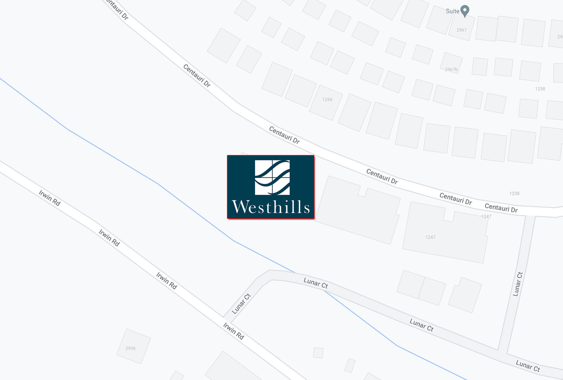 Westhills  Patio Homes location map 1
