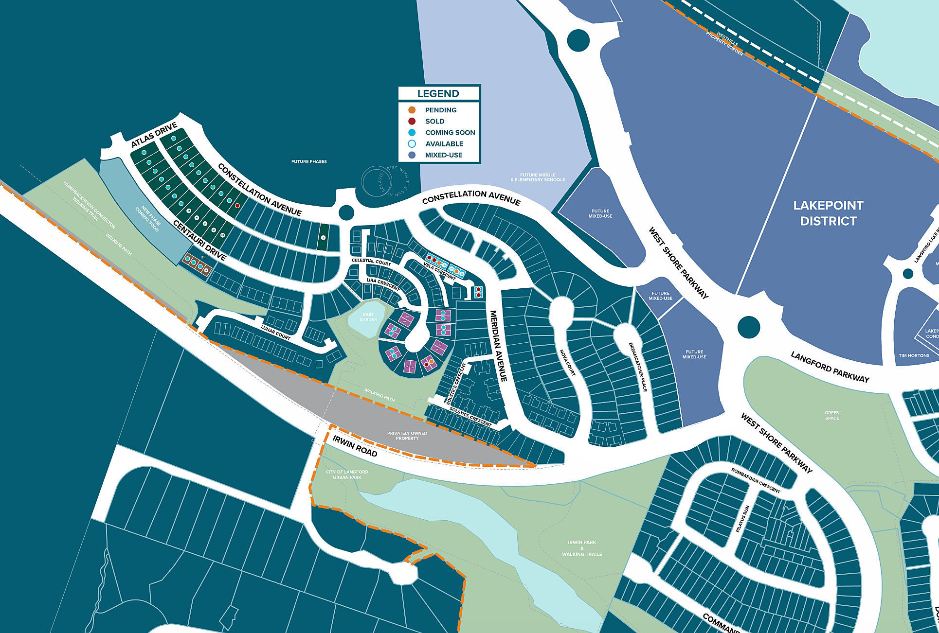 Westhills  Patio Homes location map 2
