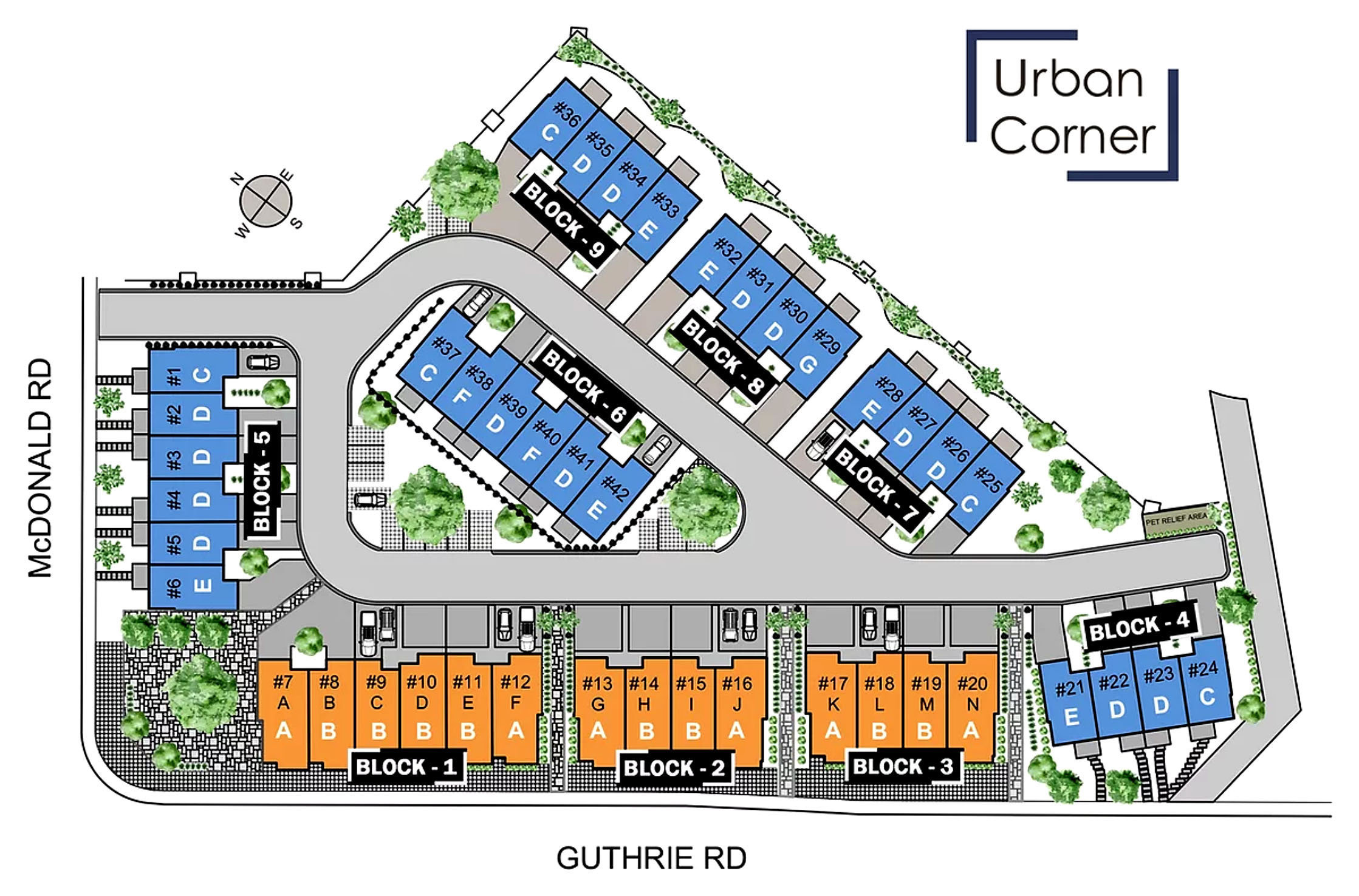 Urban Corders location map 1