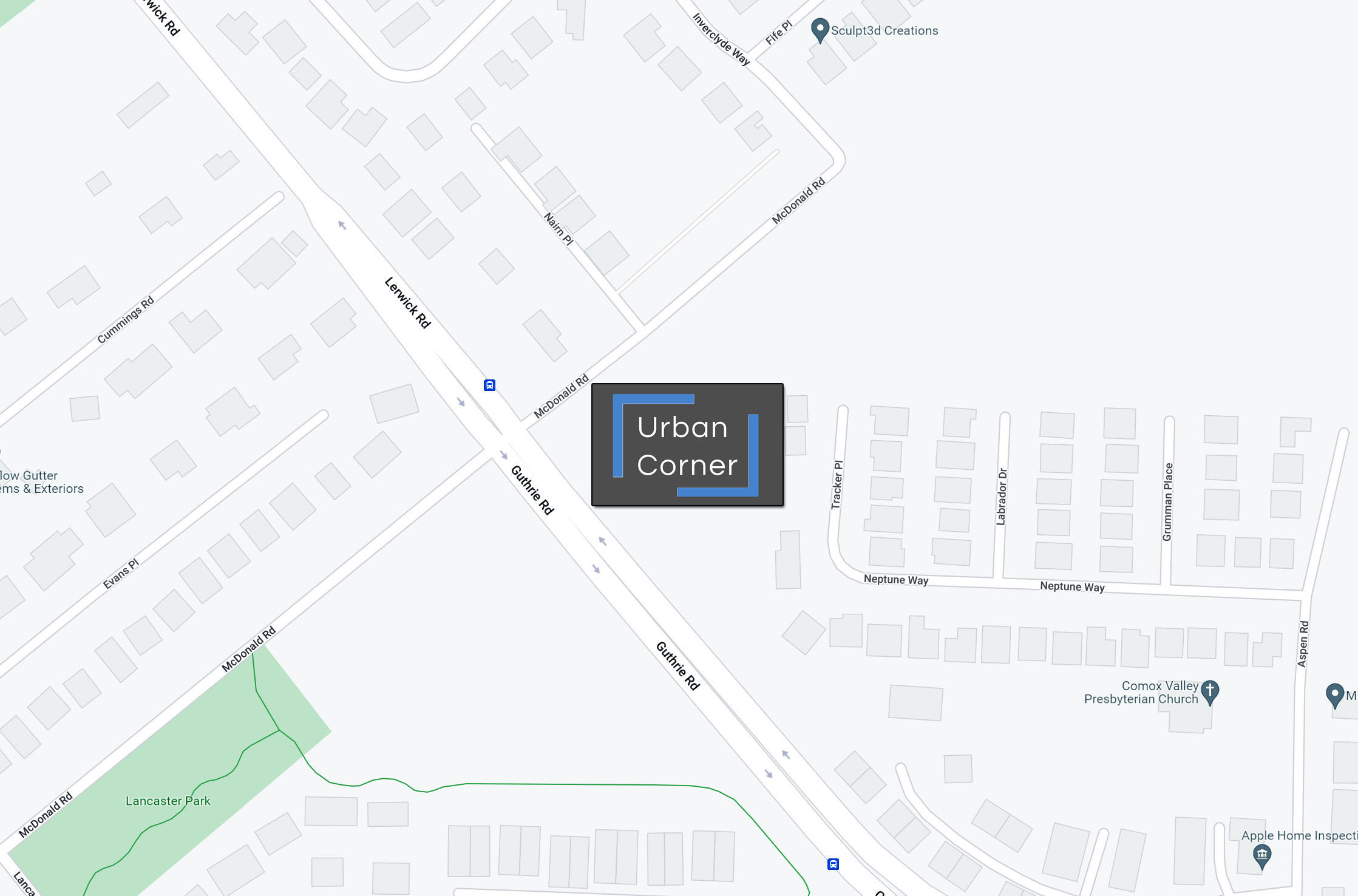 Urban Corders location map 2