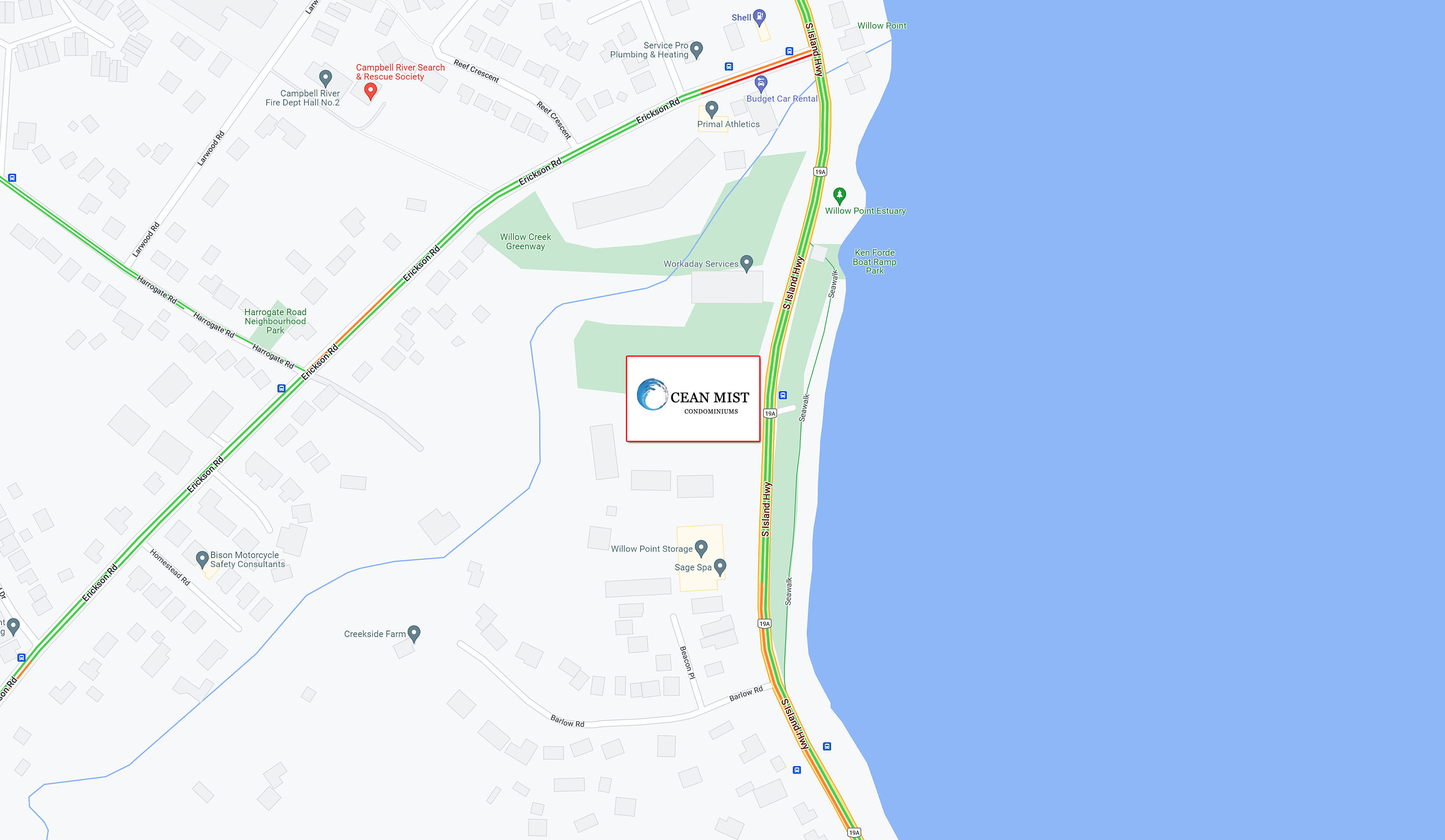 Ocean Mist location map 1