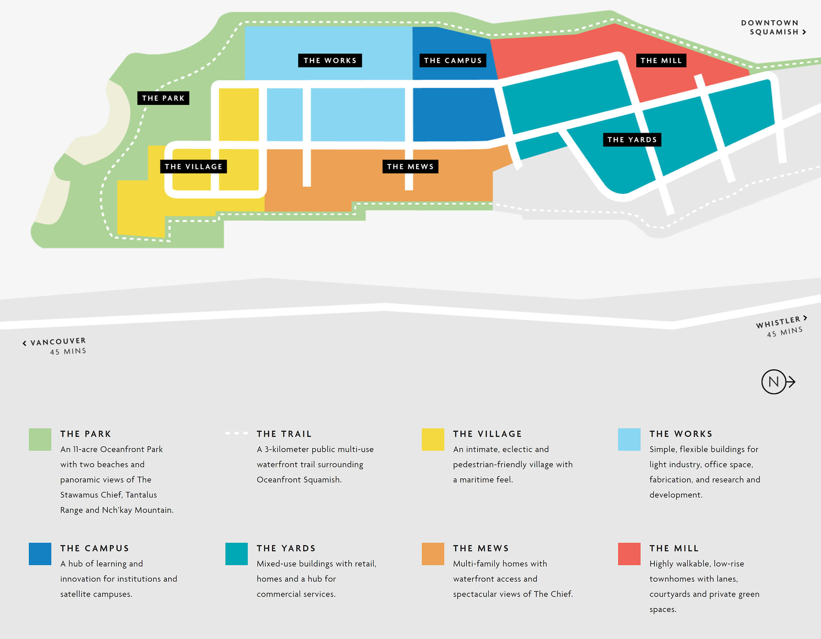 Oceanfront Squamish location map 1