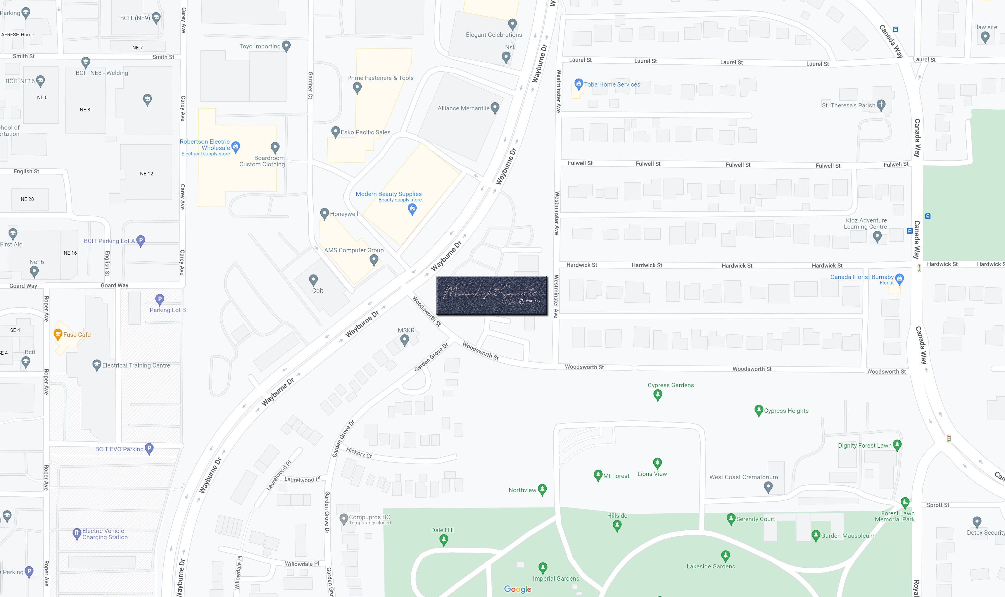 Moonlight Sonata location map 1