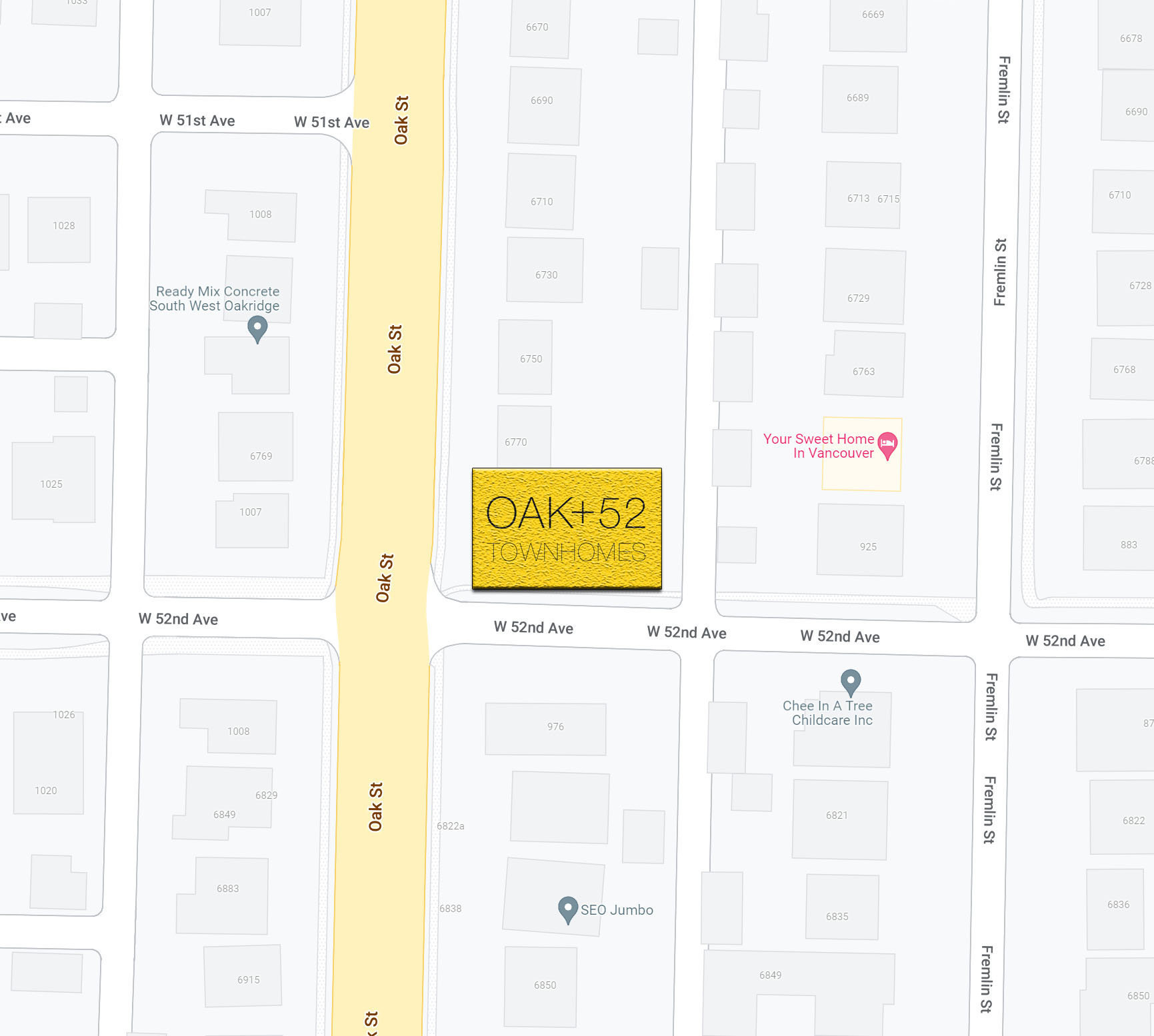 OAK+52 location map 2
