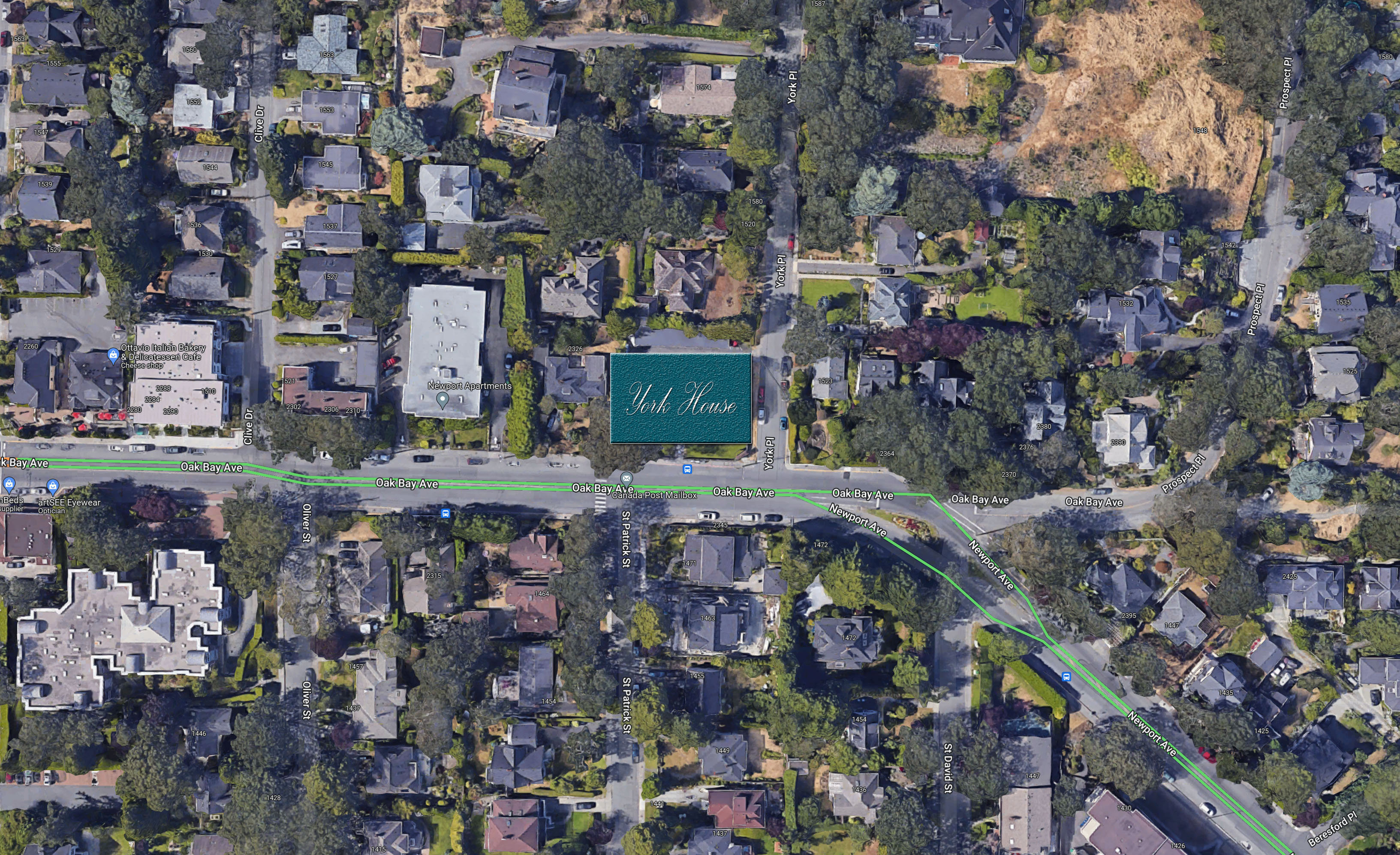 York House location map 2