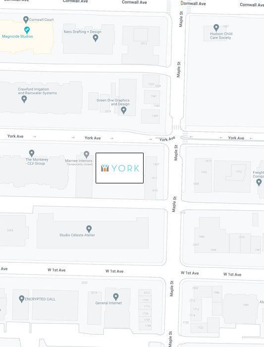 York location map 2