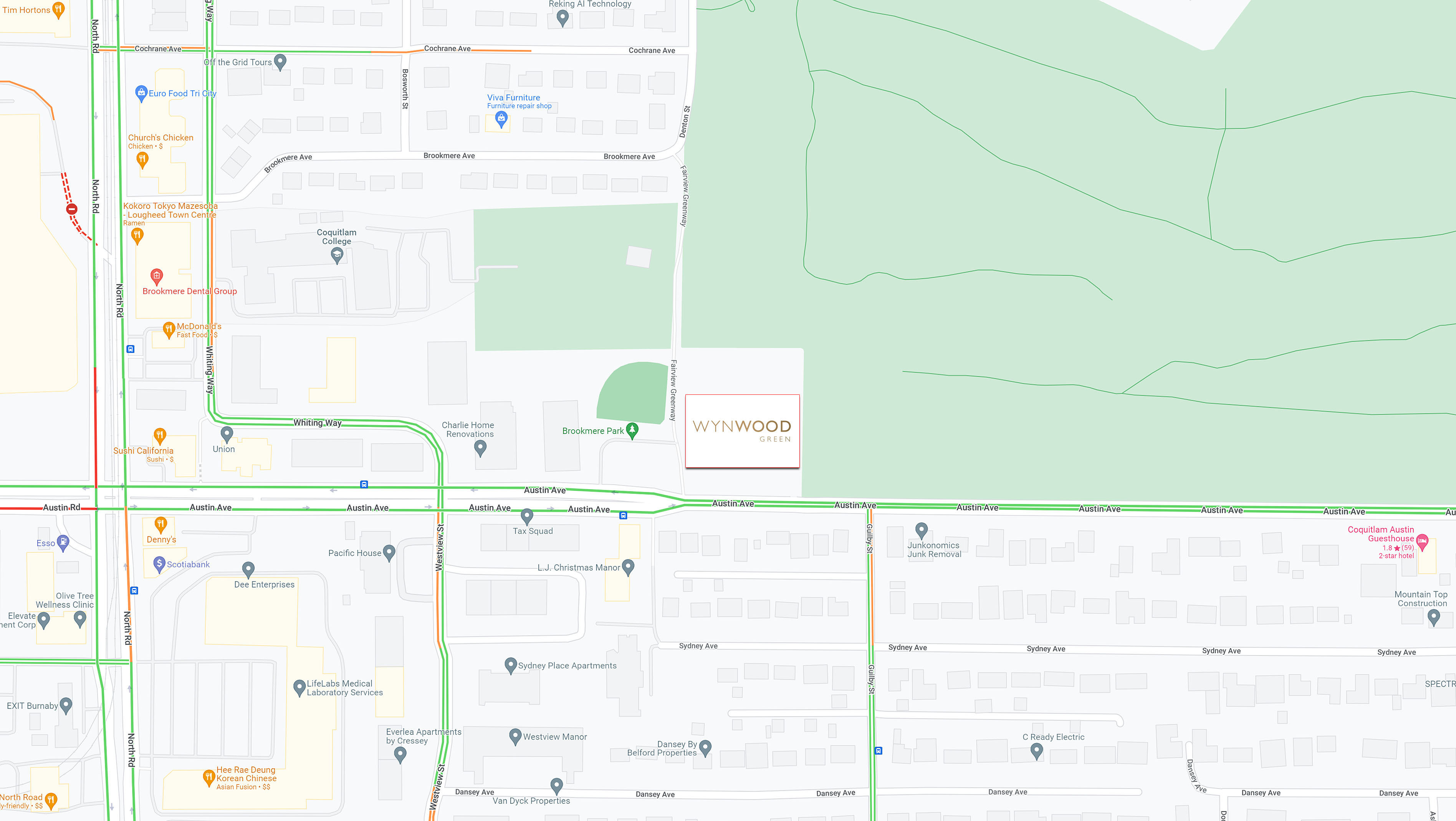 Wynwood Green location map 2