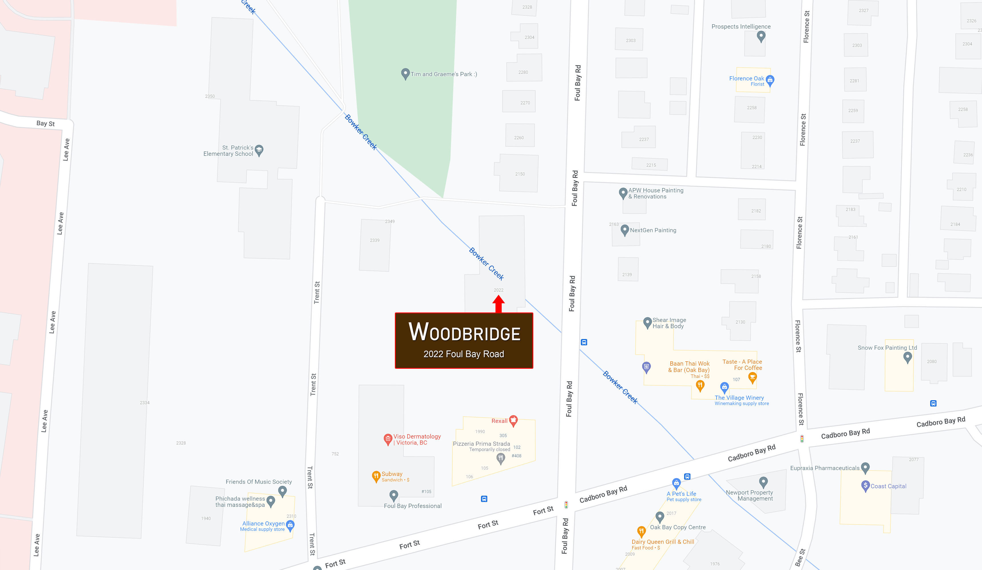Woodbridge location map 1