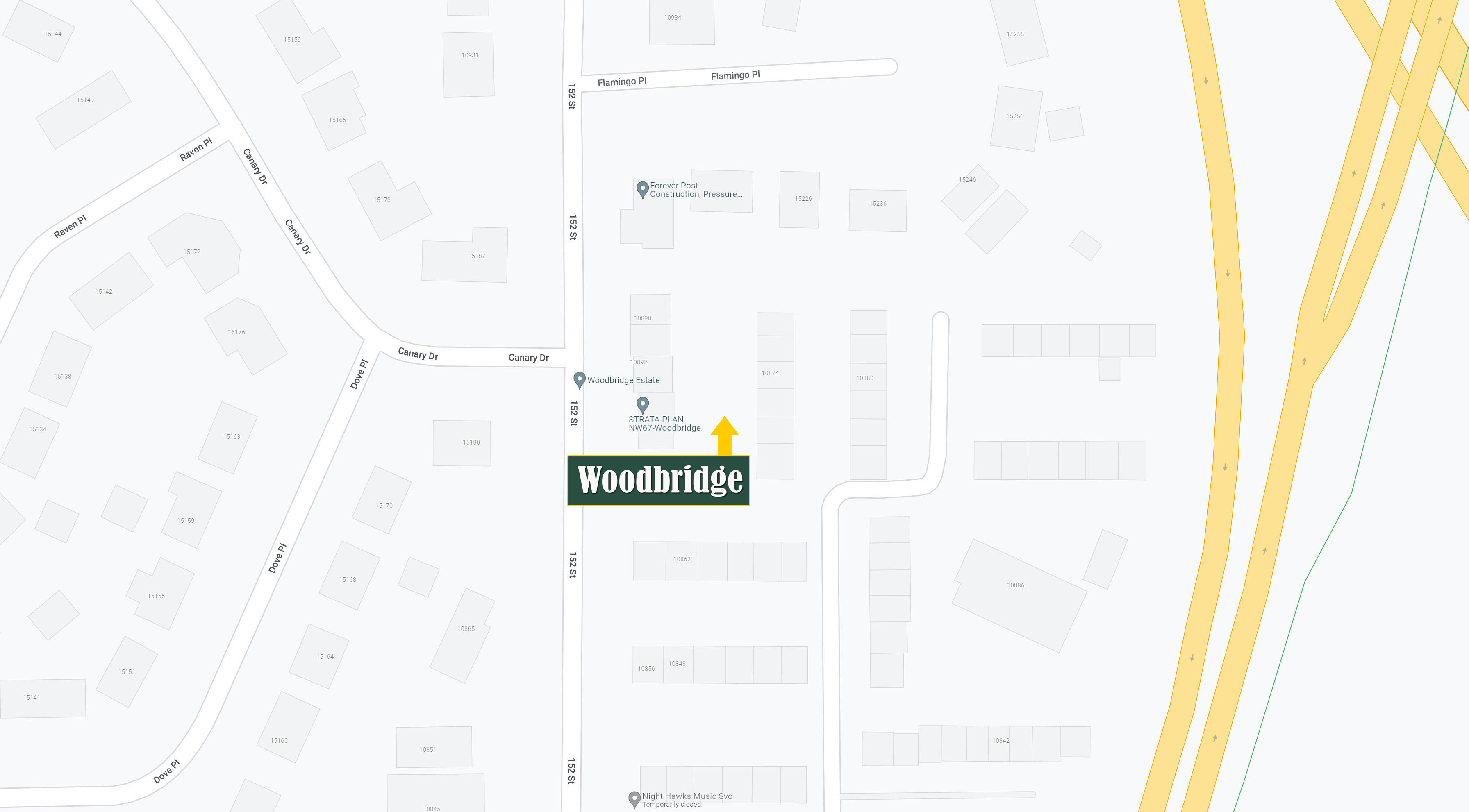 Woodbridge location map 1