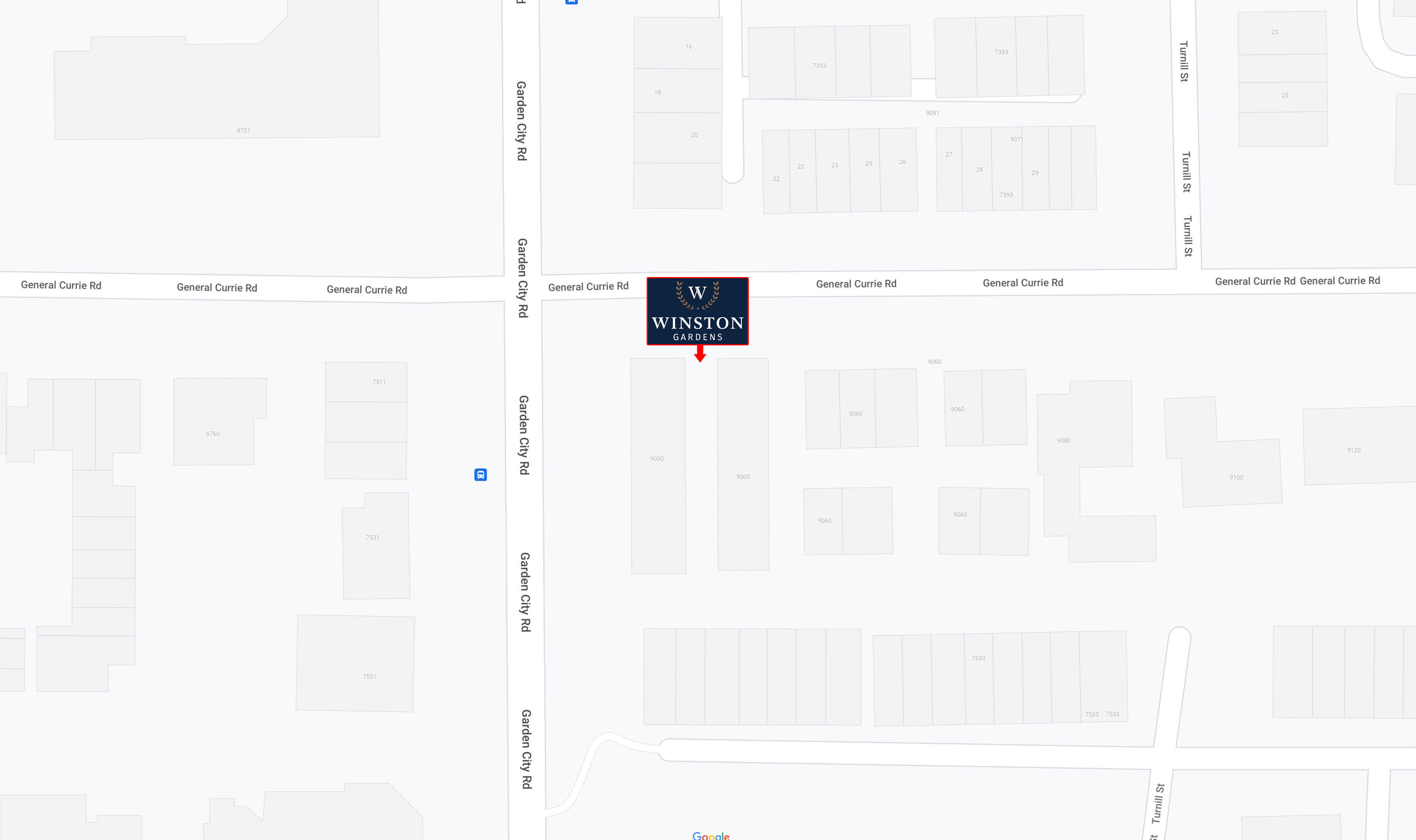 Winston Gardens location map 2