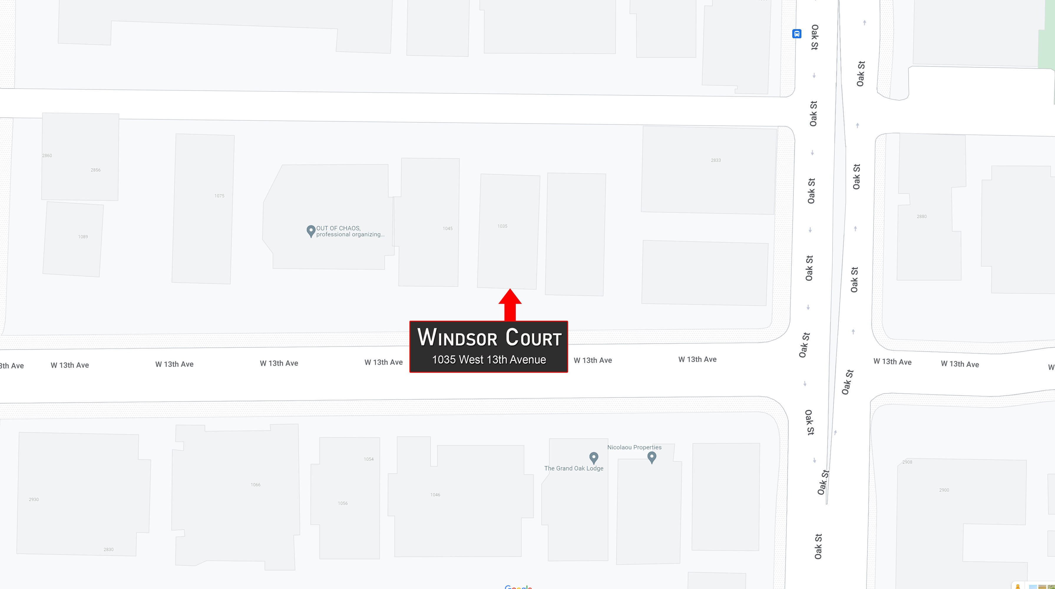 Windsor Court location map 2