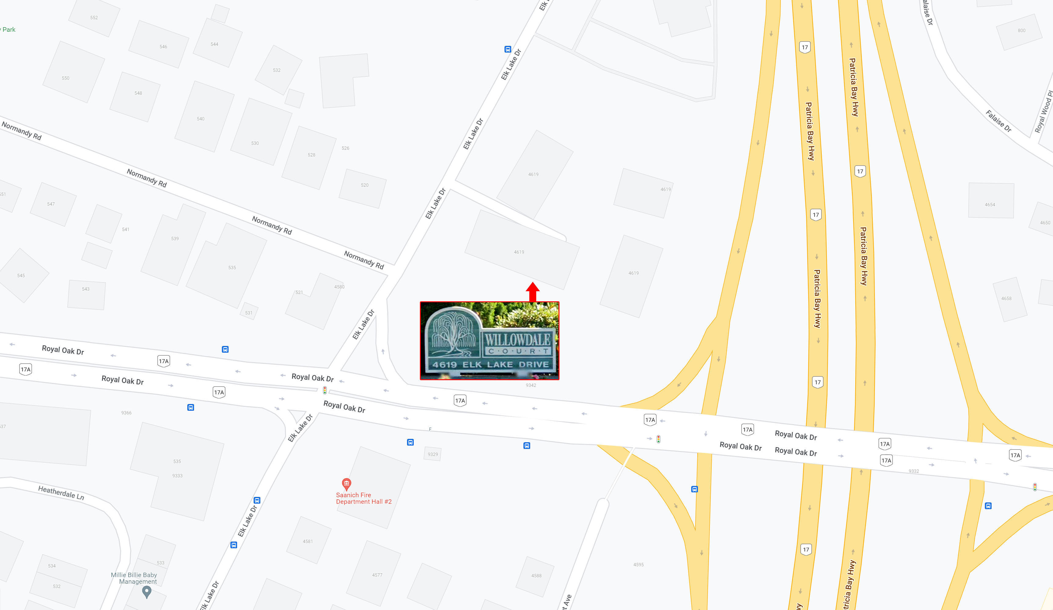 Willowdale Court location map 1
