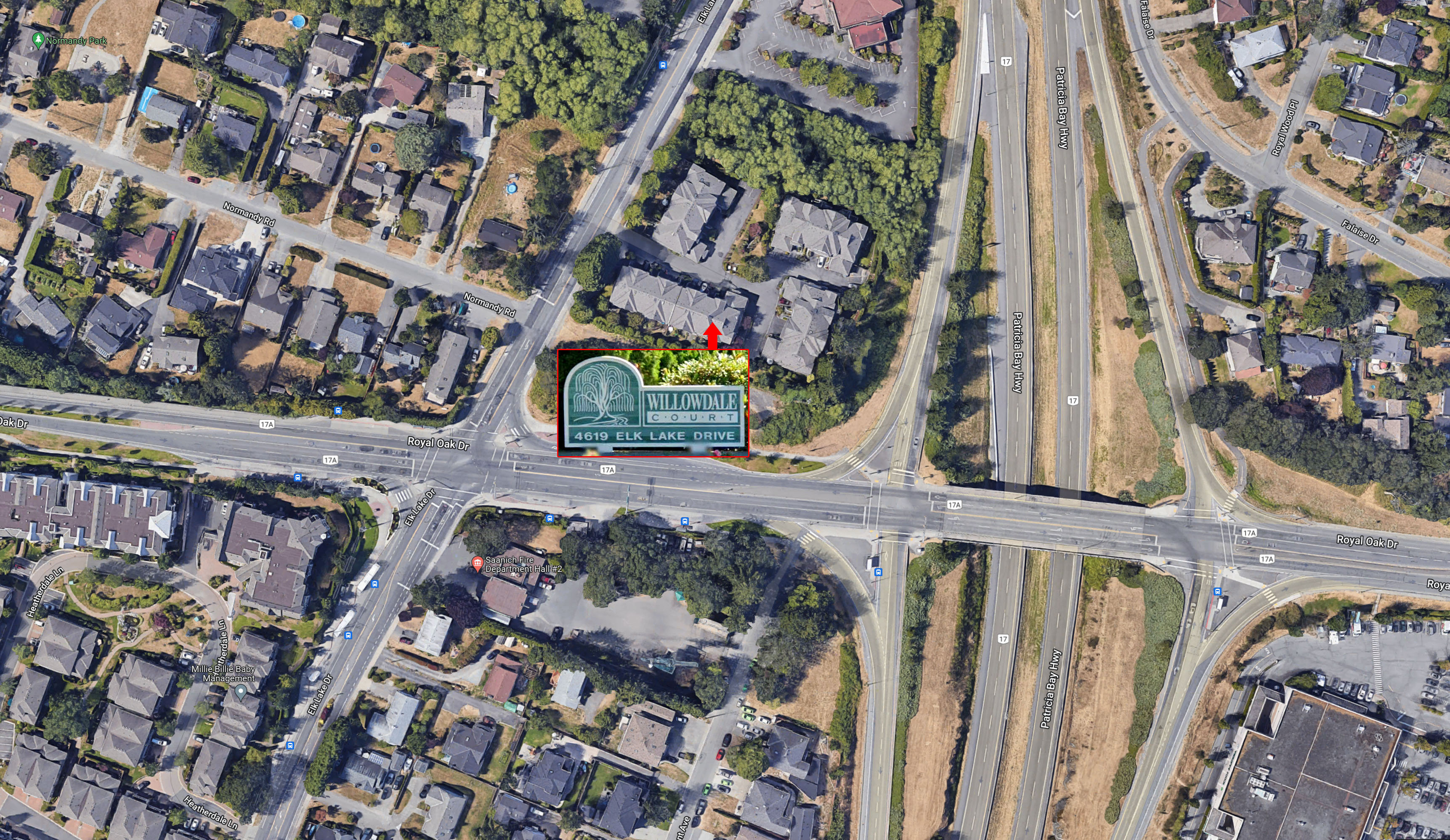 Willowdale Court location map 2