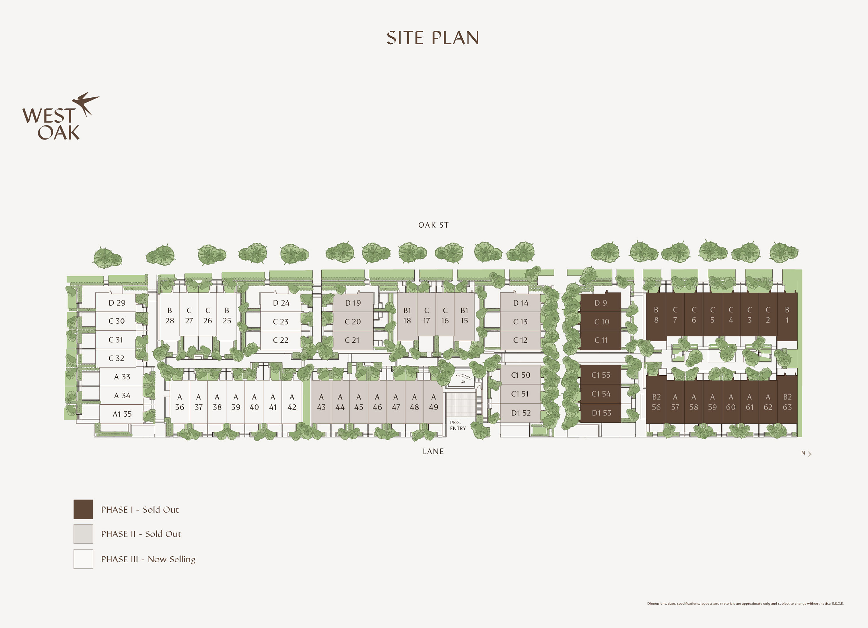 West Oak by Shokai location map 1