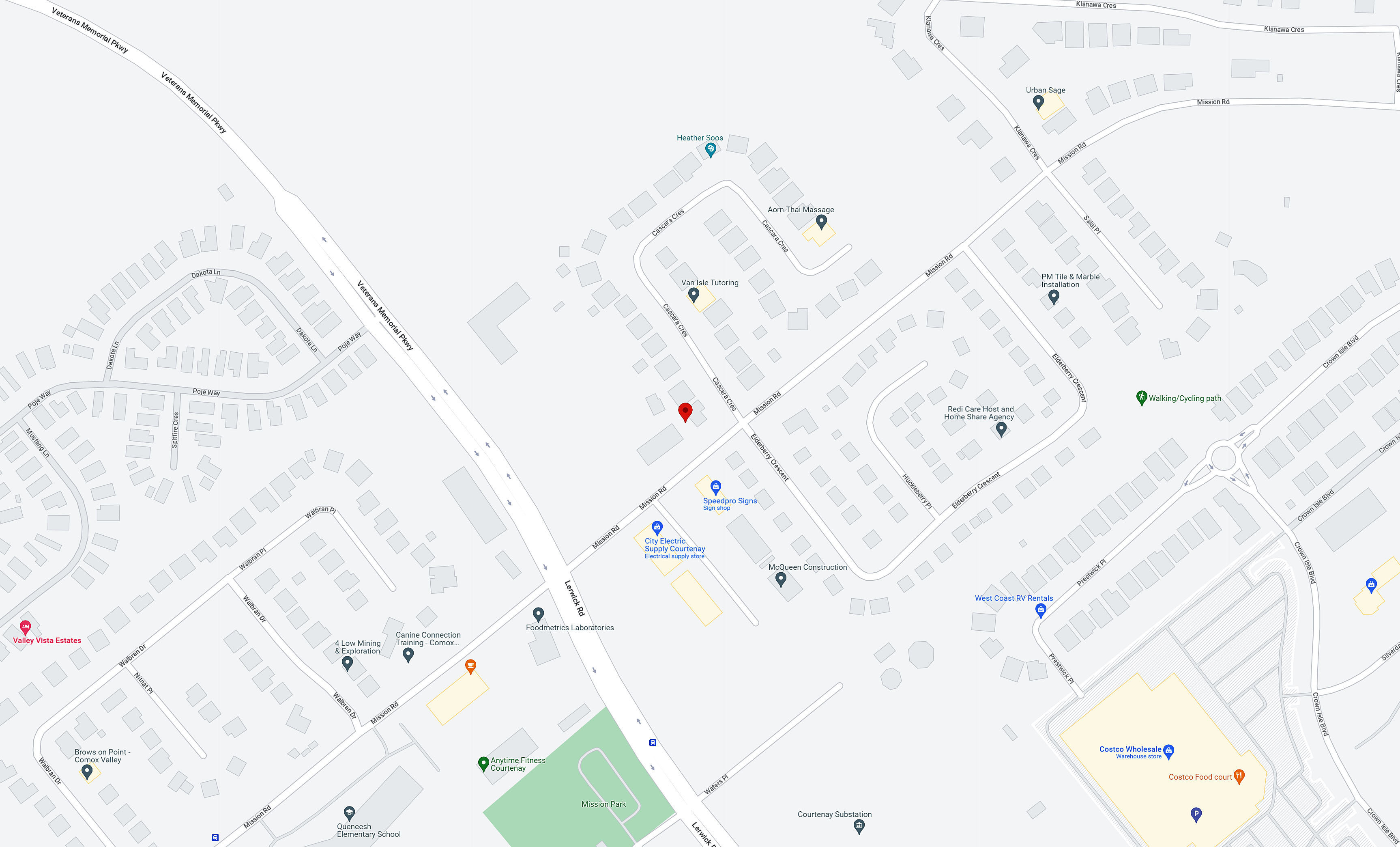 Mission Ridge by Pacific Swell & Hazel Wood location map 1