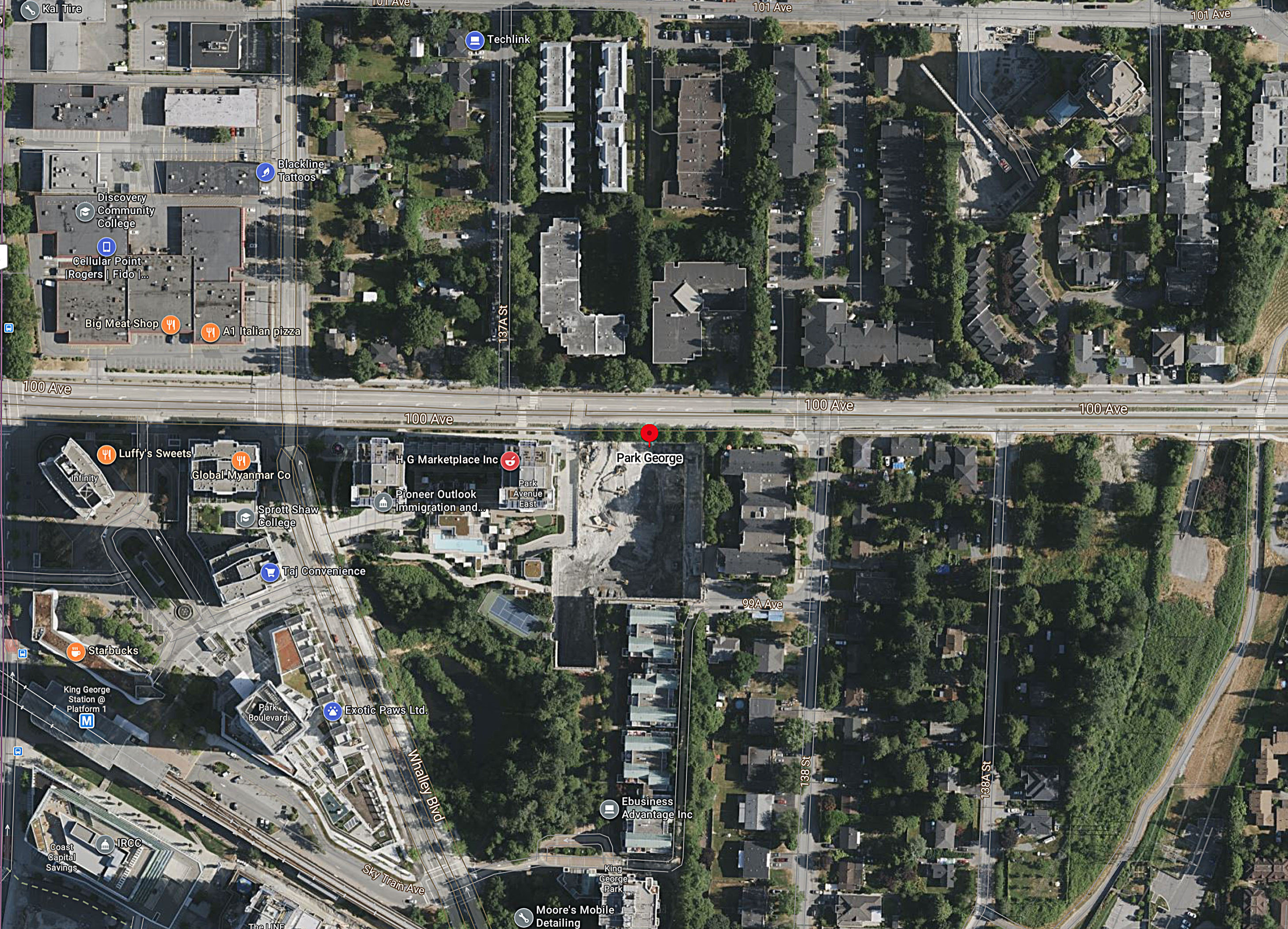 Park George 2 location map 2