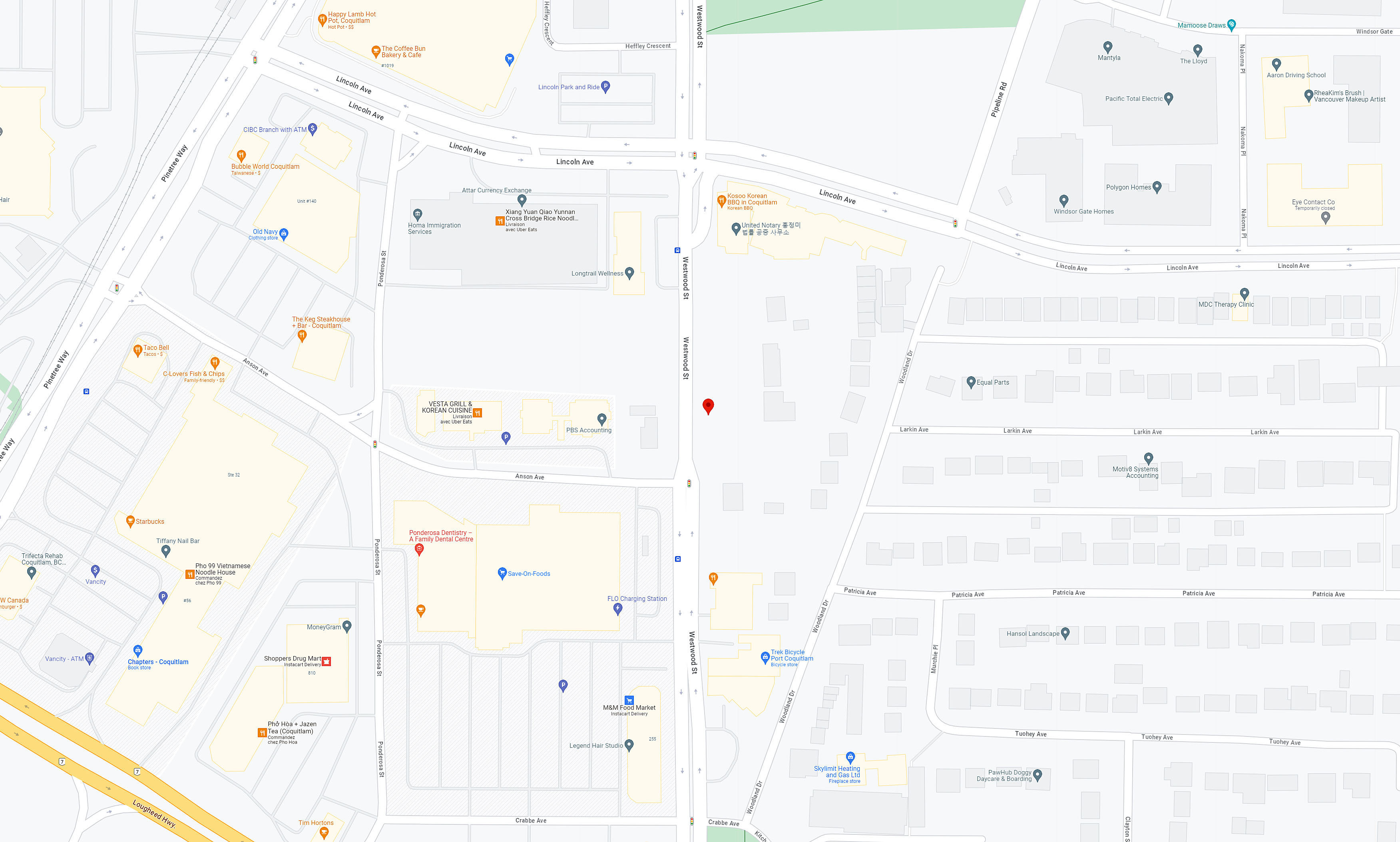 Town & Centre by Mosaic location map 1
