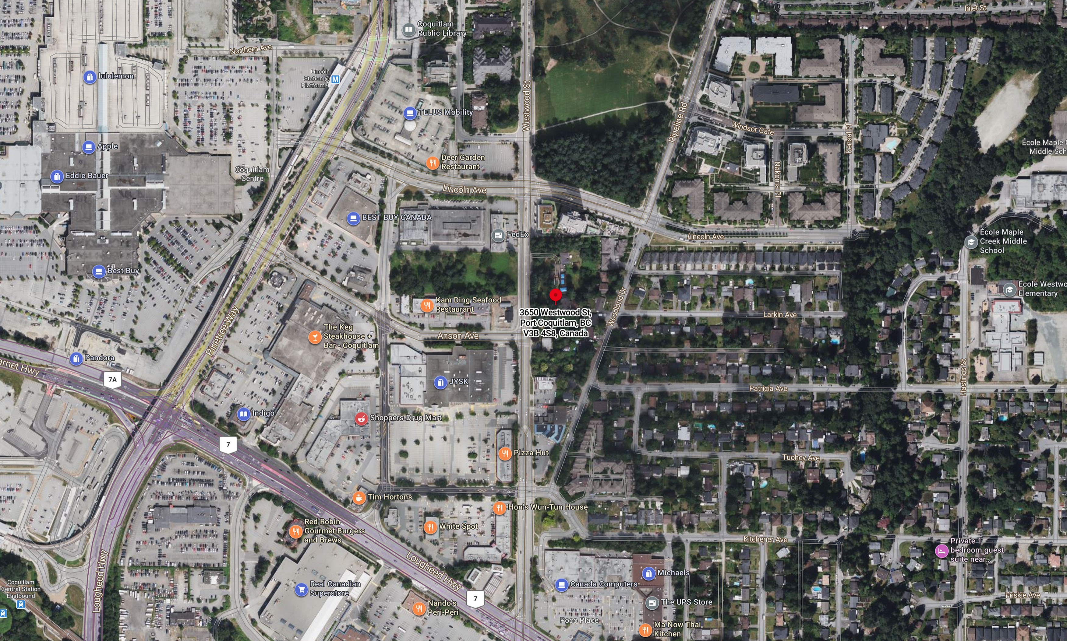 Town & Centre by Mosaic location map 2