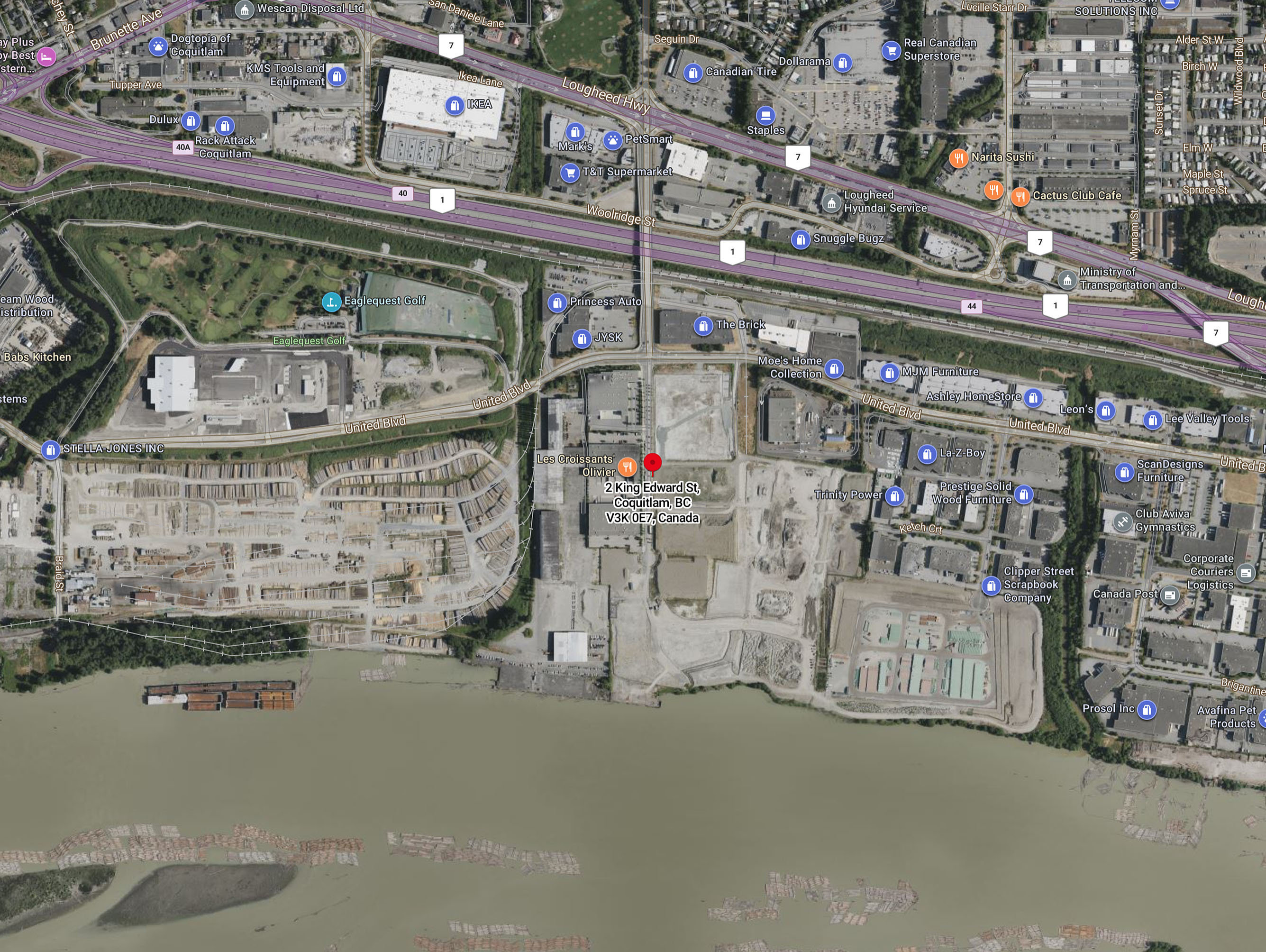 Debut by Beedie Living location map 2
