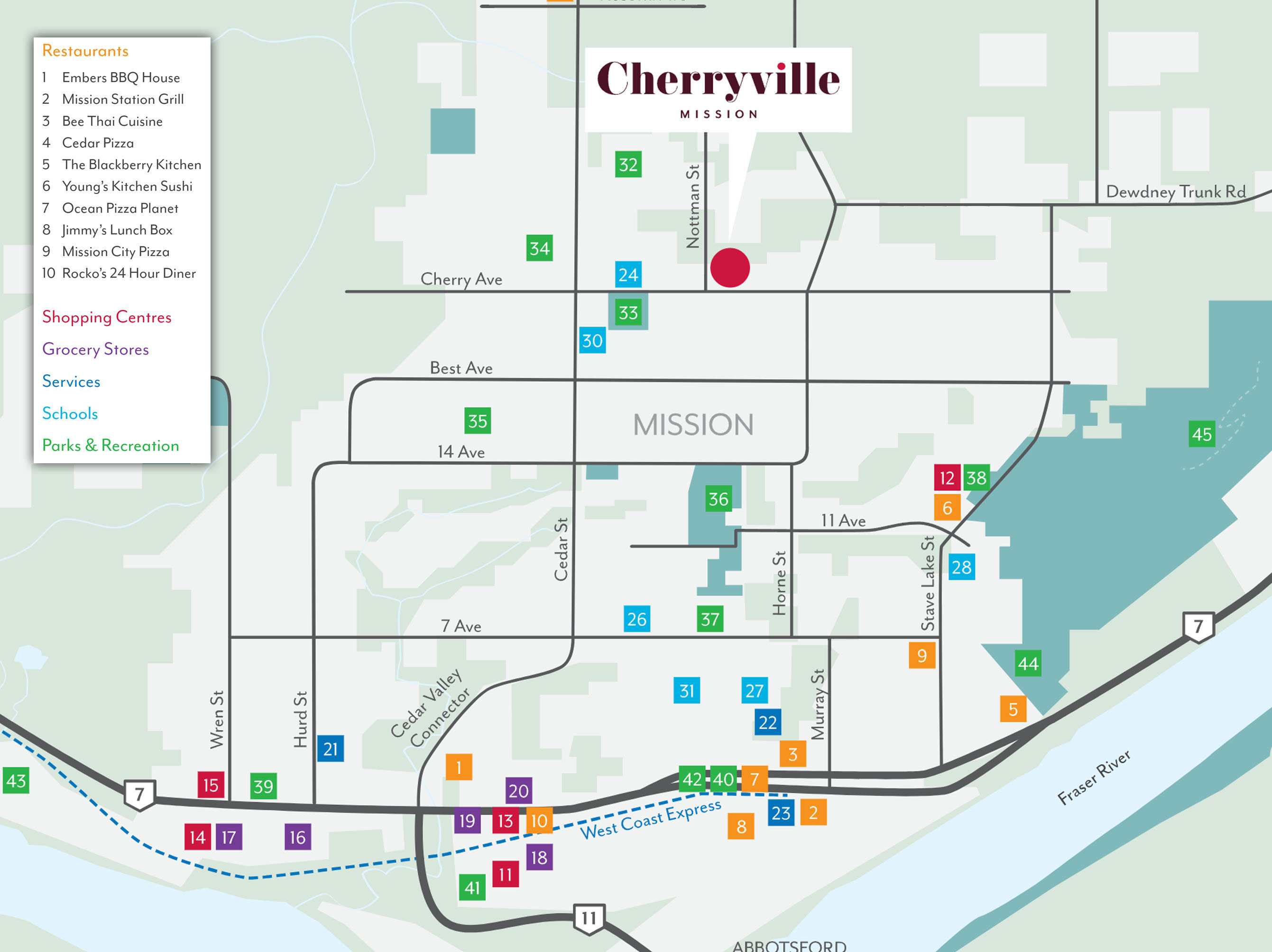 Cherryville by Westcorp location map 2