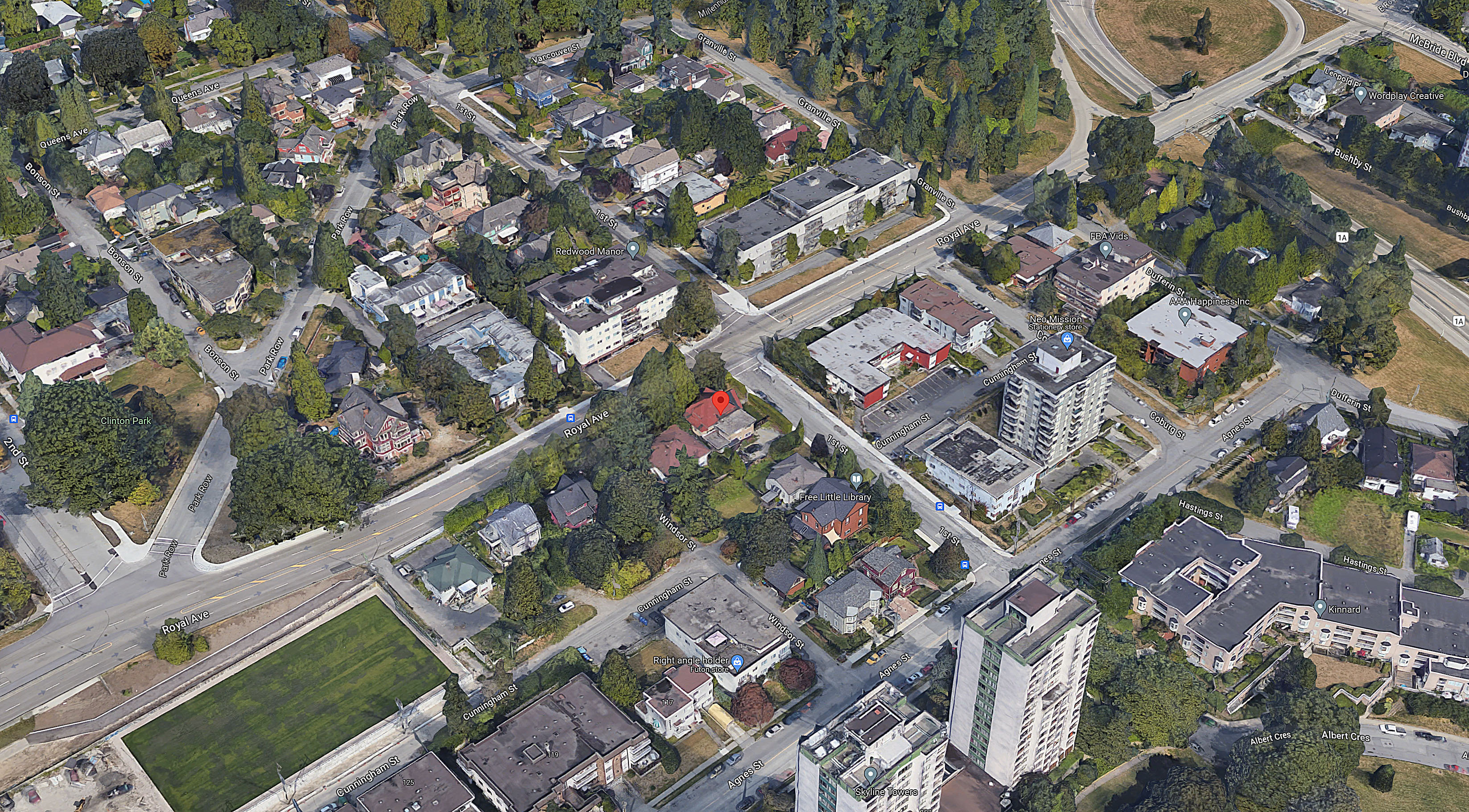 First & Royal by Areva location map 2