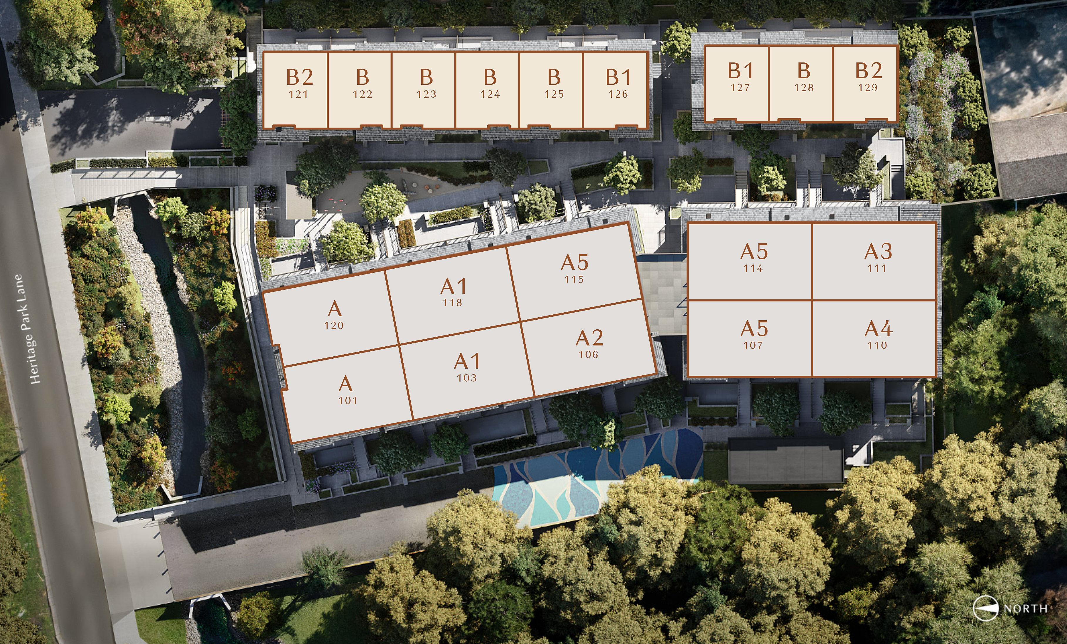 Eastwoods by Athem location map 3