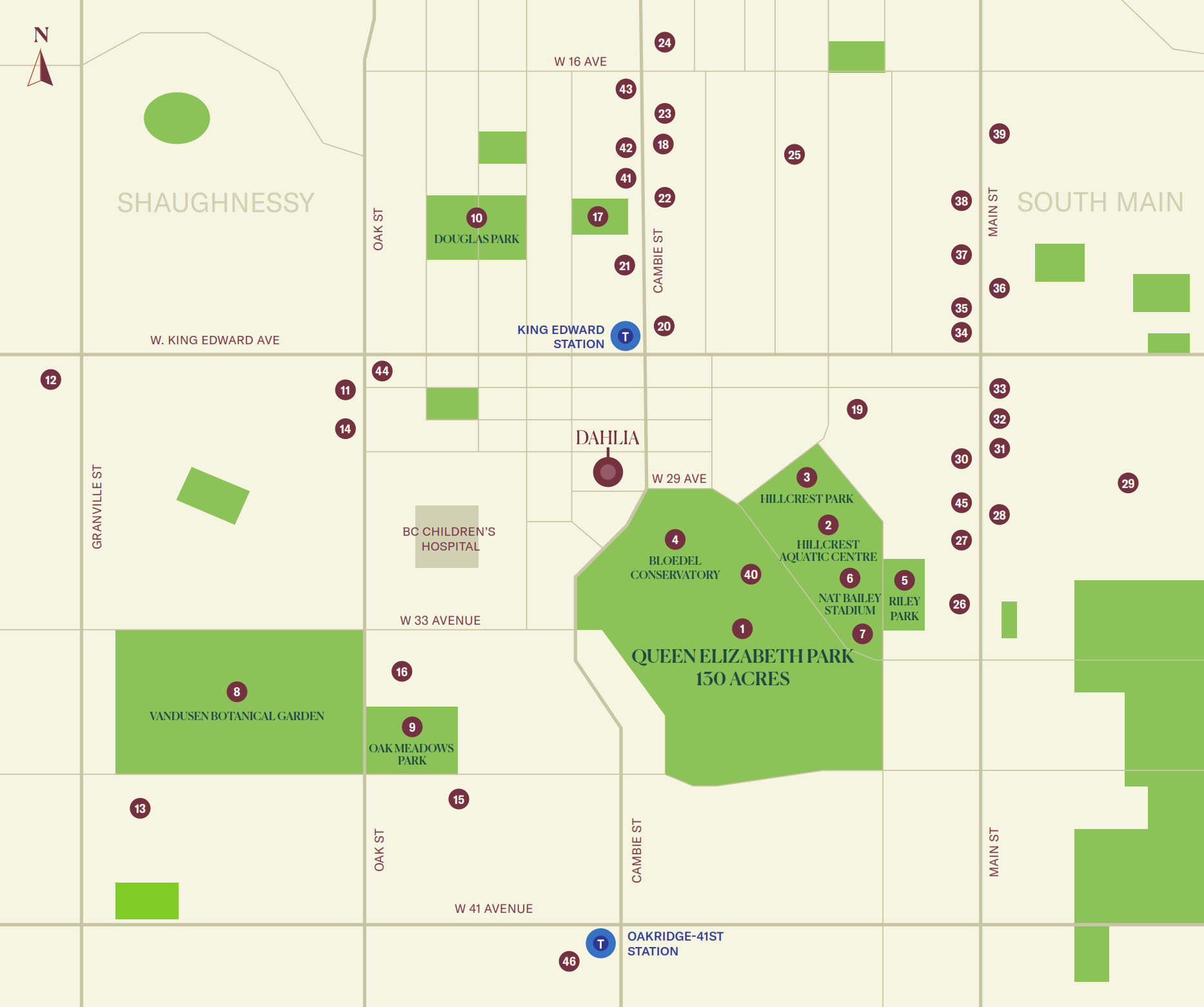 Dahlia by Sightline location map 1