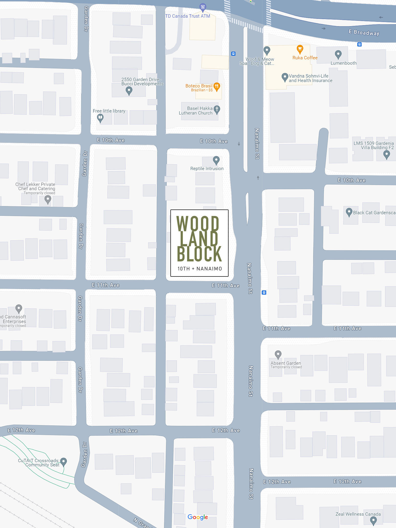 Woodland Block location map 3