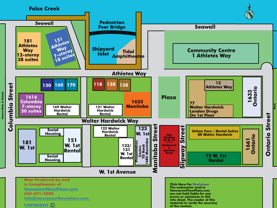 Voda at The Creek location map 2