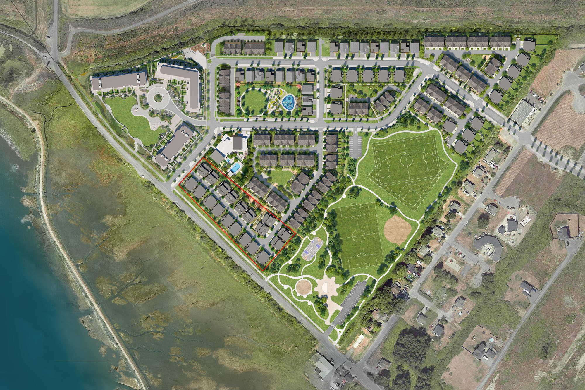 Ocean Row at Boardwalk location map 1