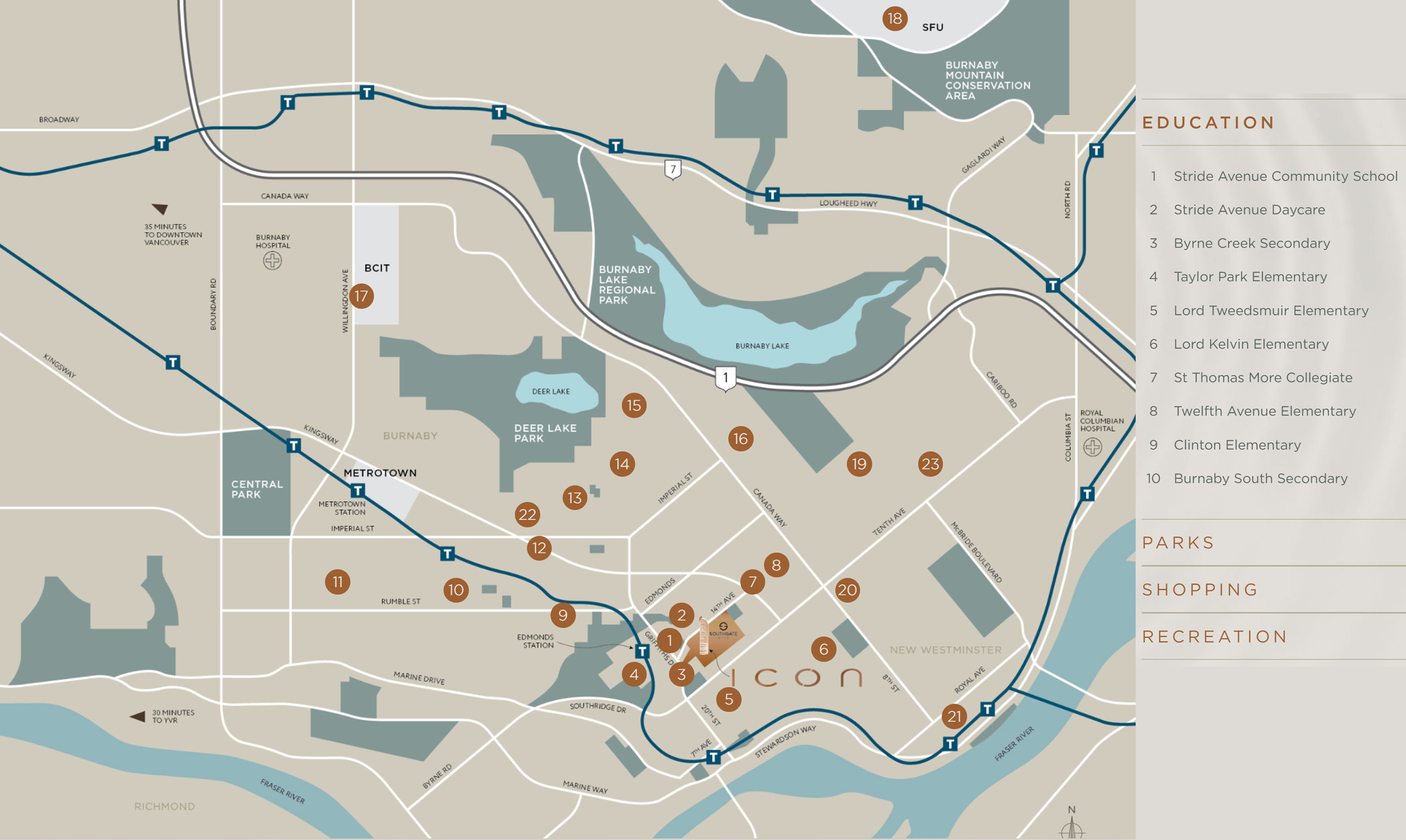 Icon at Southgate City location map 2