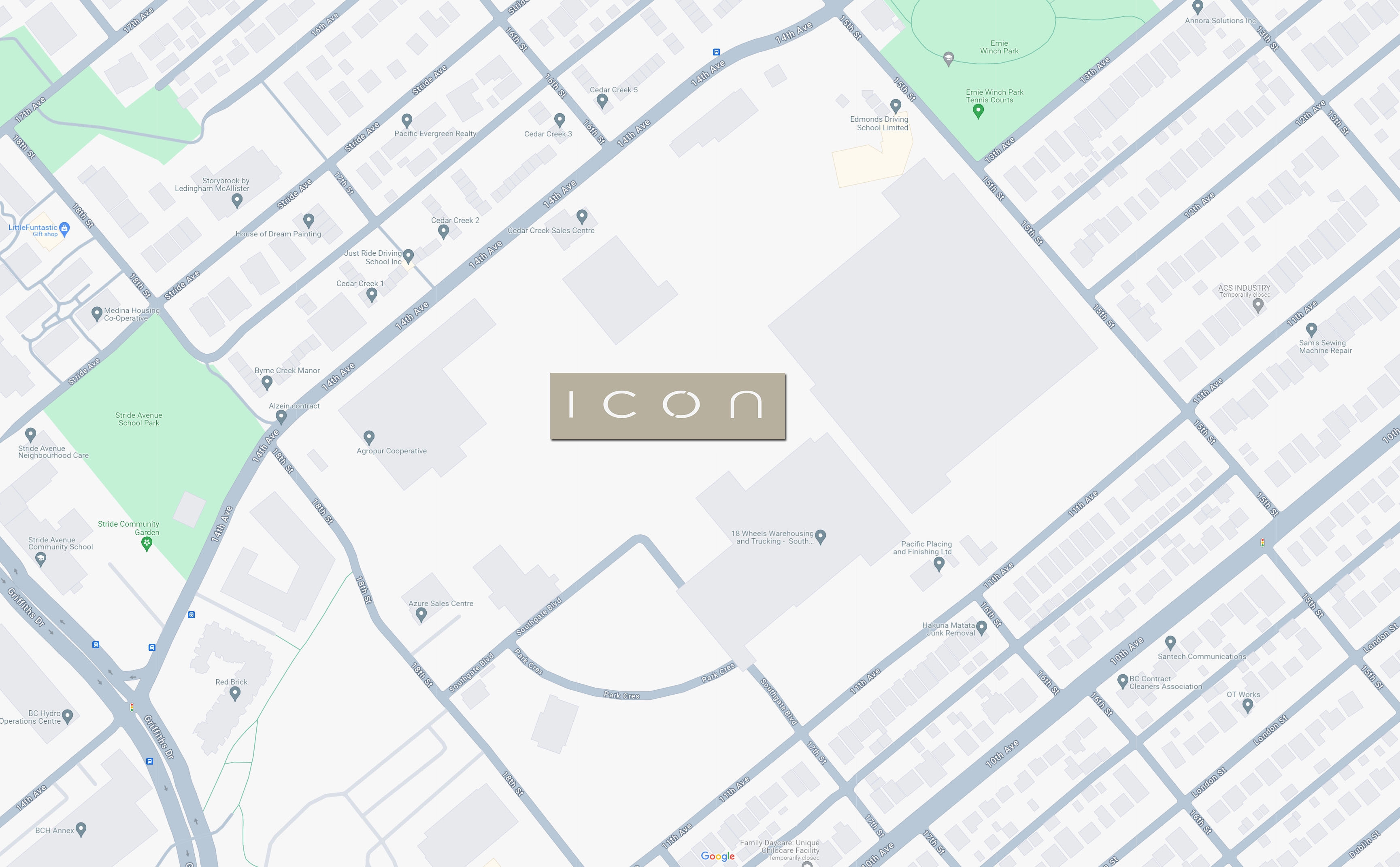 Icon at Southgate City location map 3