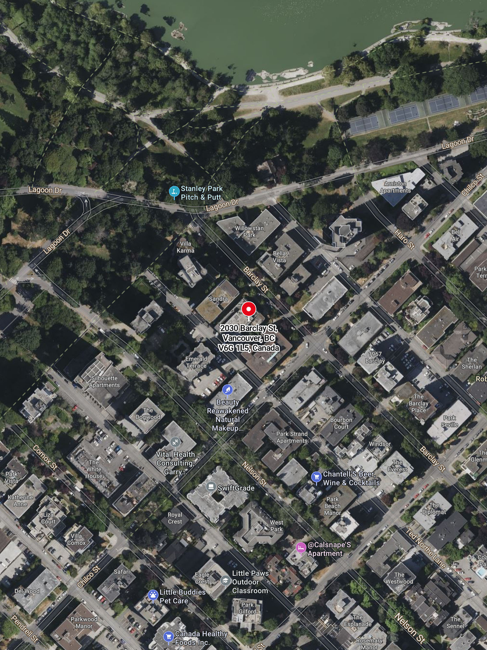 2030 Barclay location map 2