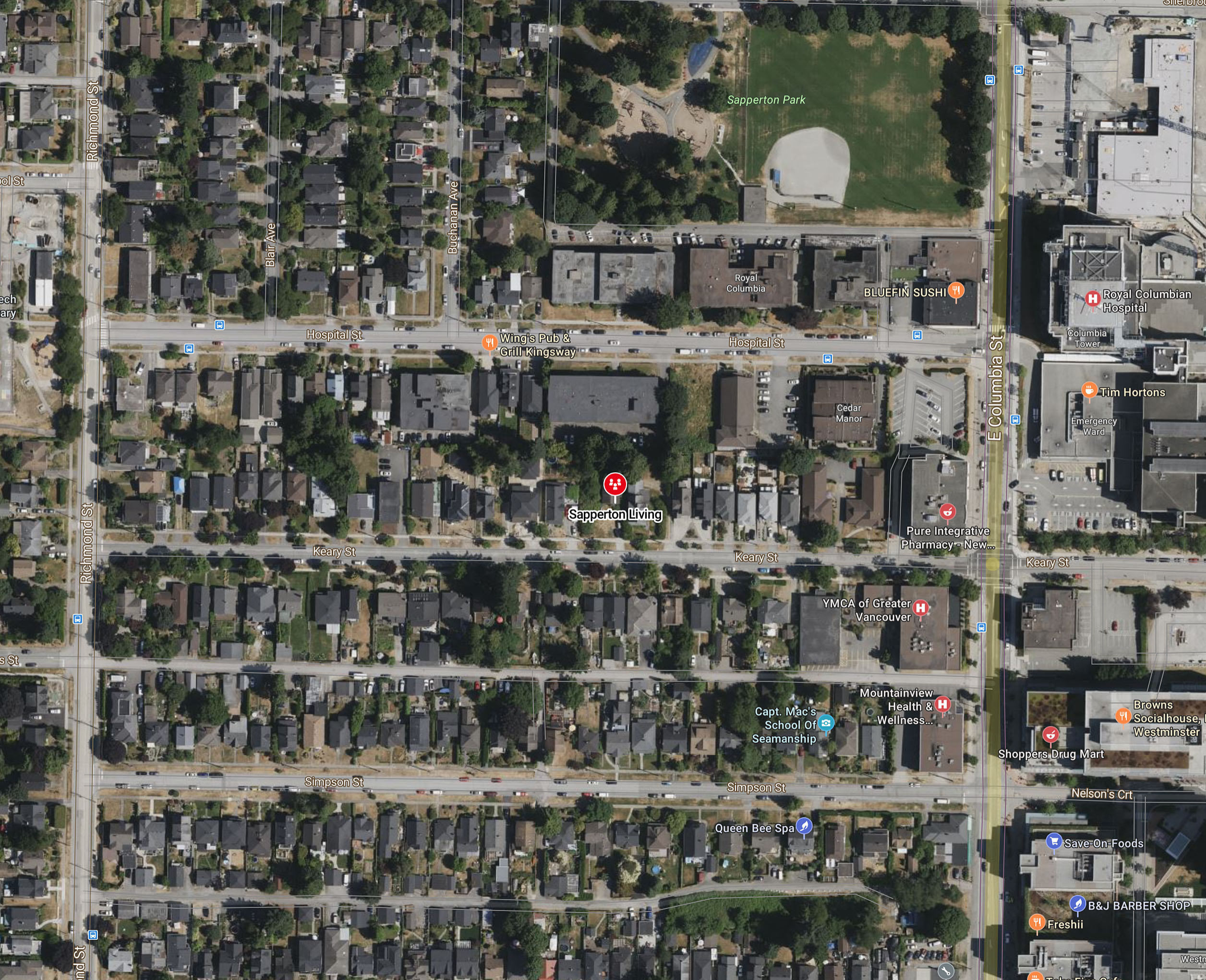 Sapperton location map 2