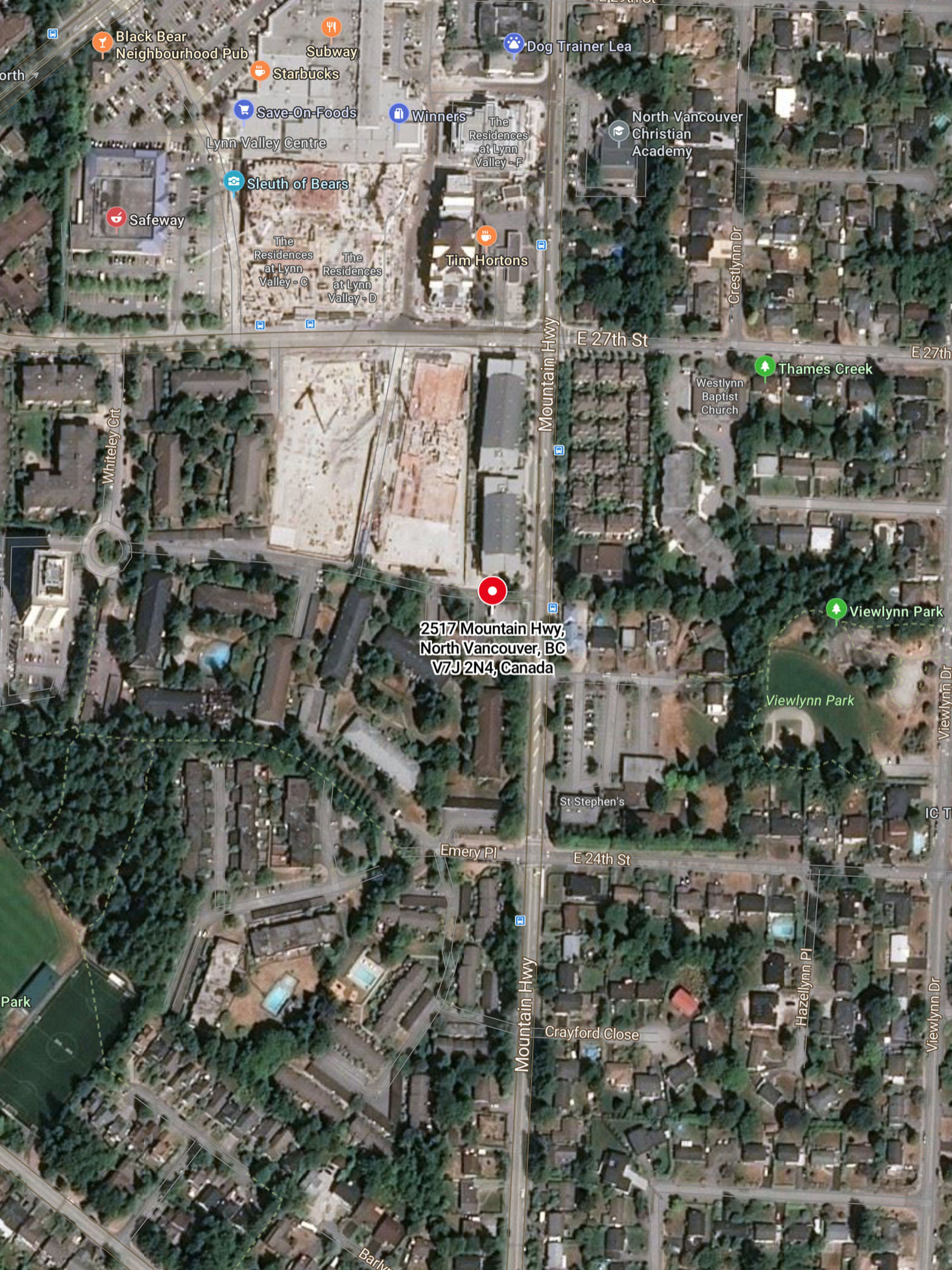 Towns at Lynn location map 4