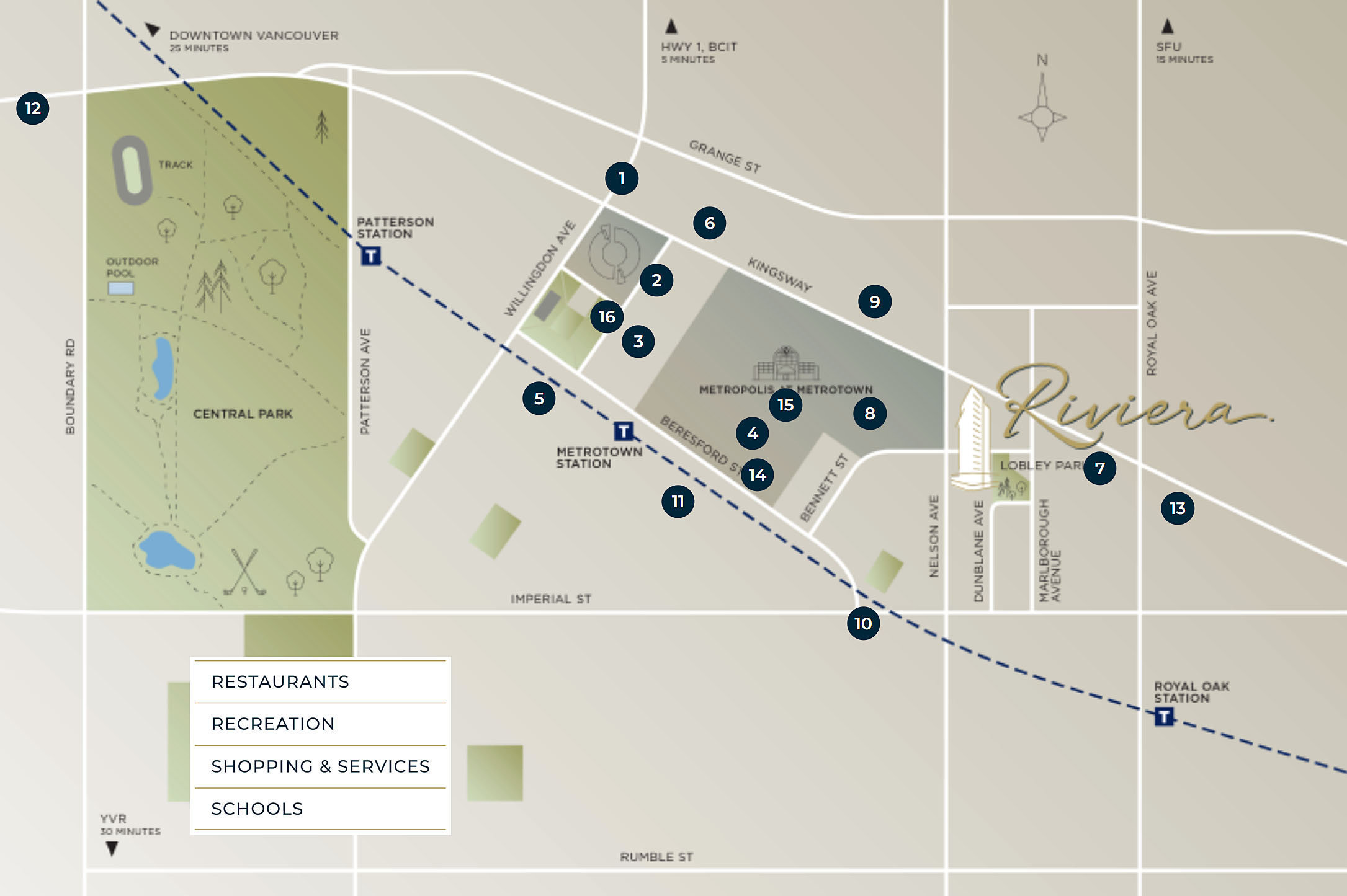 Riviera location map 1