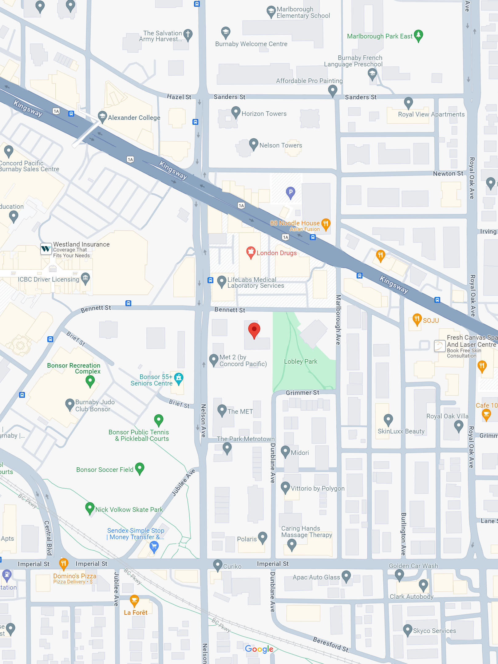 Riviera location map 3
