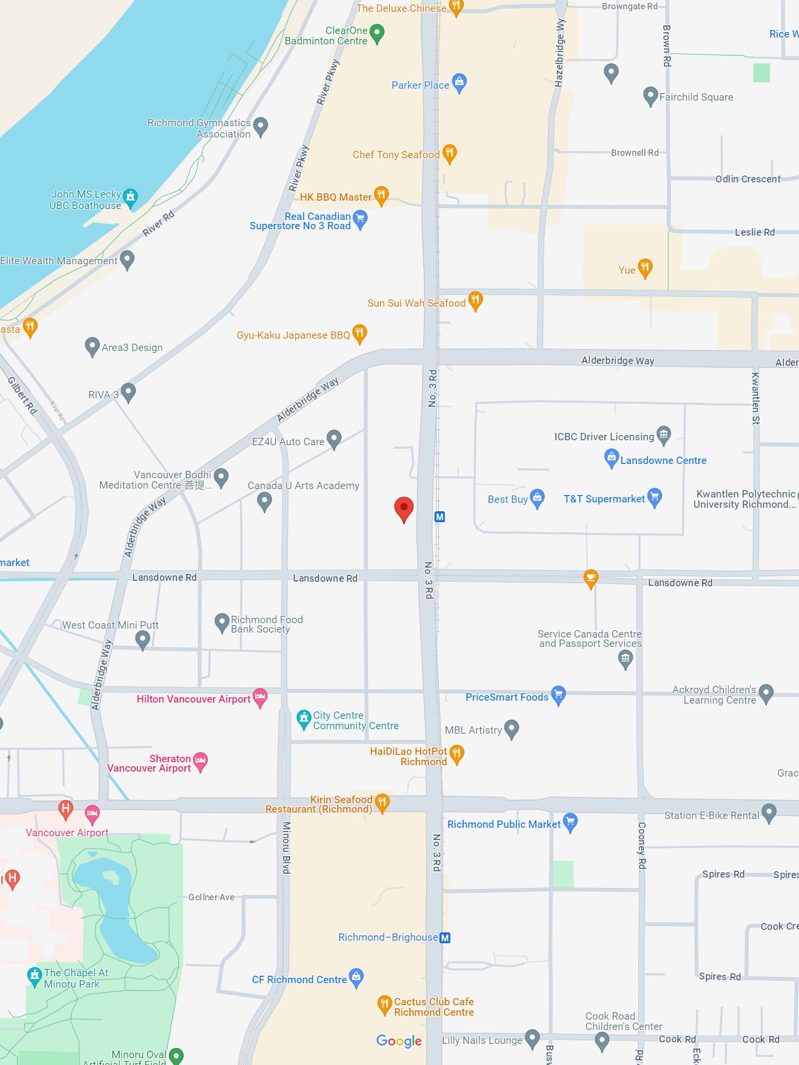 Luxe Lansdowne location map 3