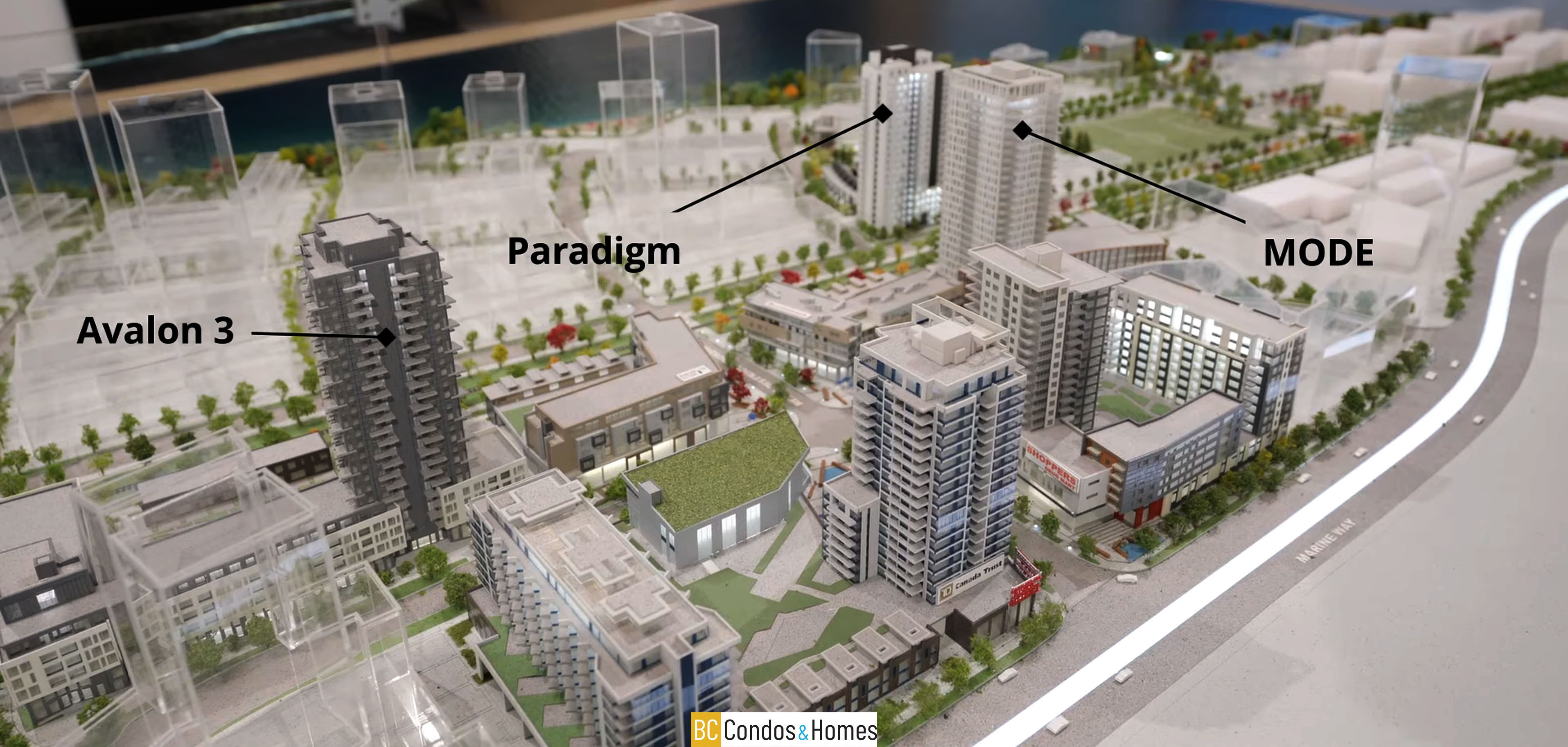 Avalon 3 in River District Vancouver location map 3