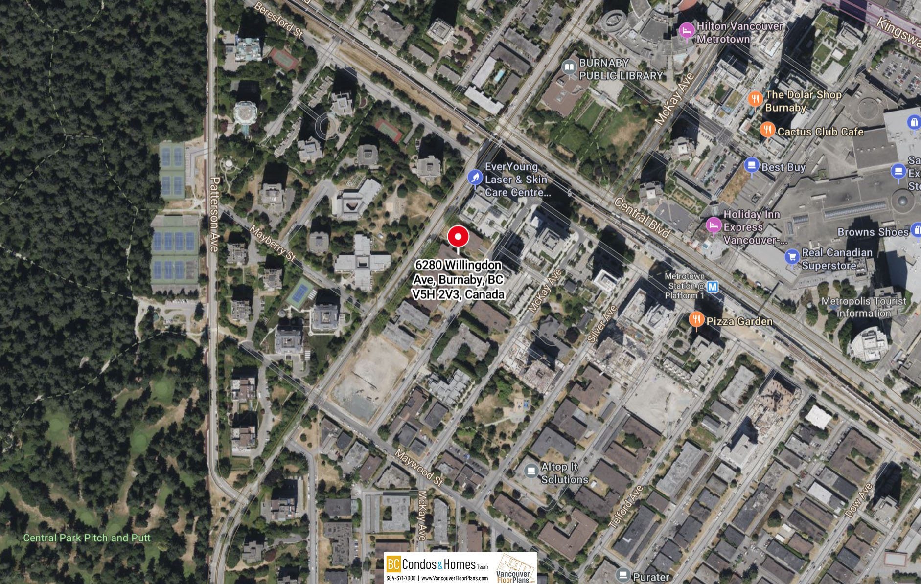Reign by Wesgroup location map 2