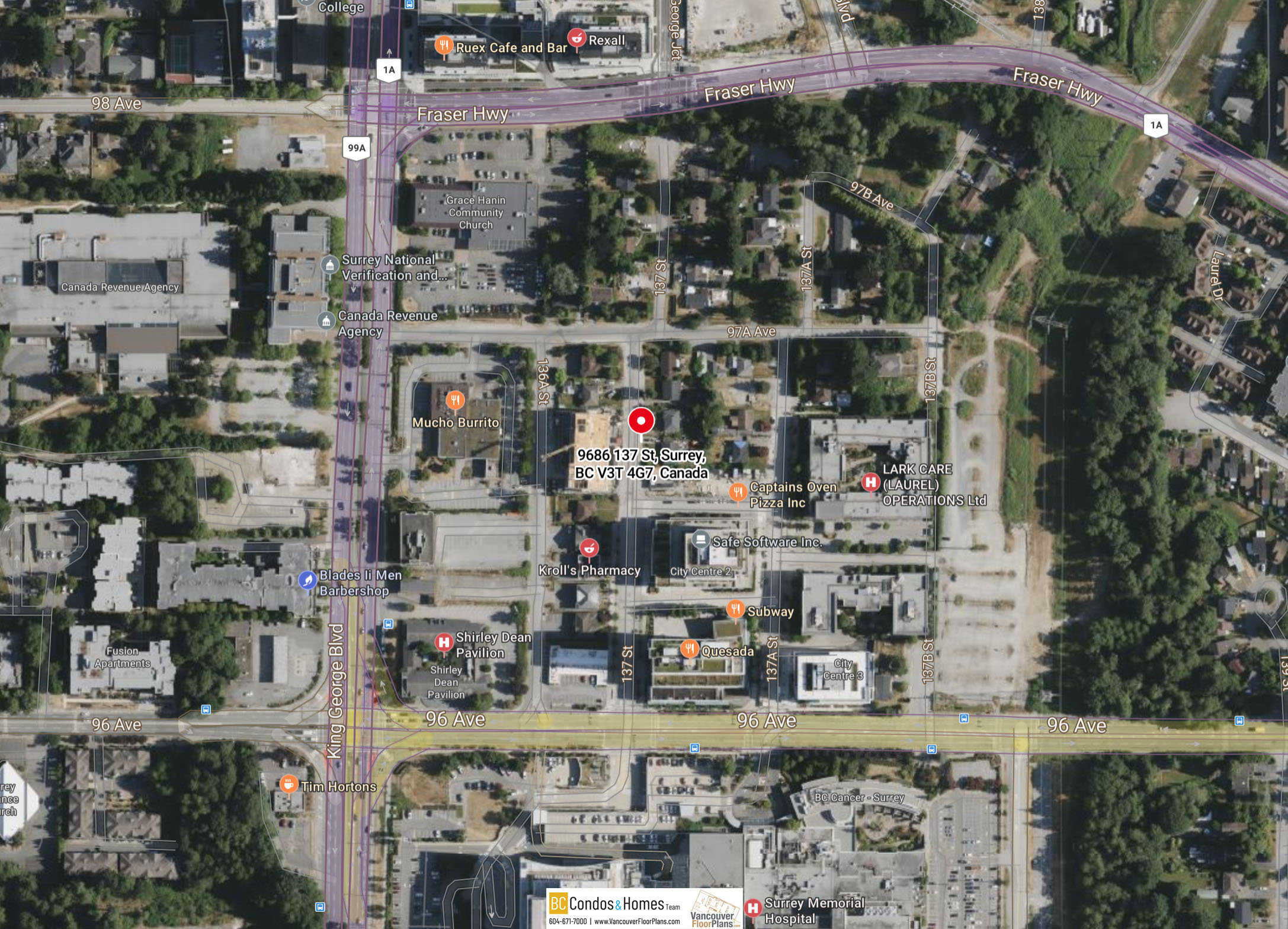 City Centre 4 location map 4
