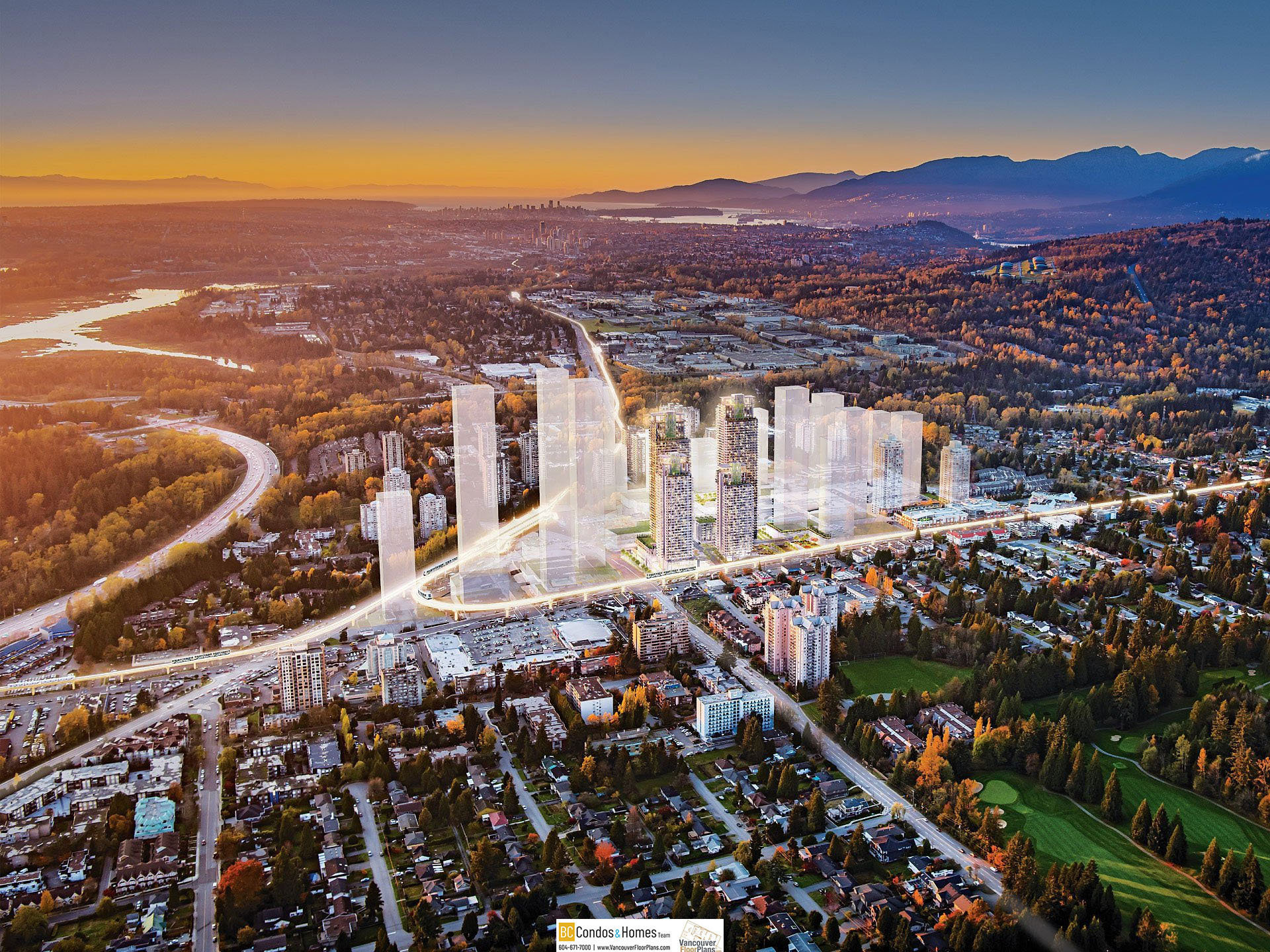 The City of Lougheed - Tower 4 location map 3