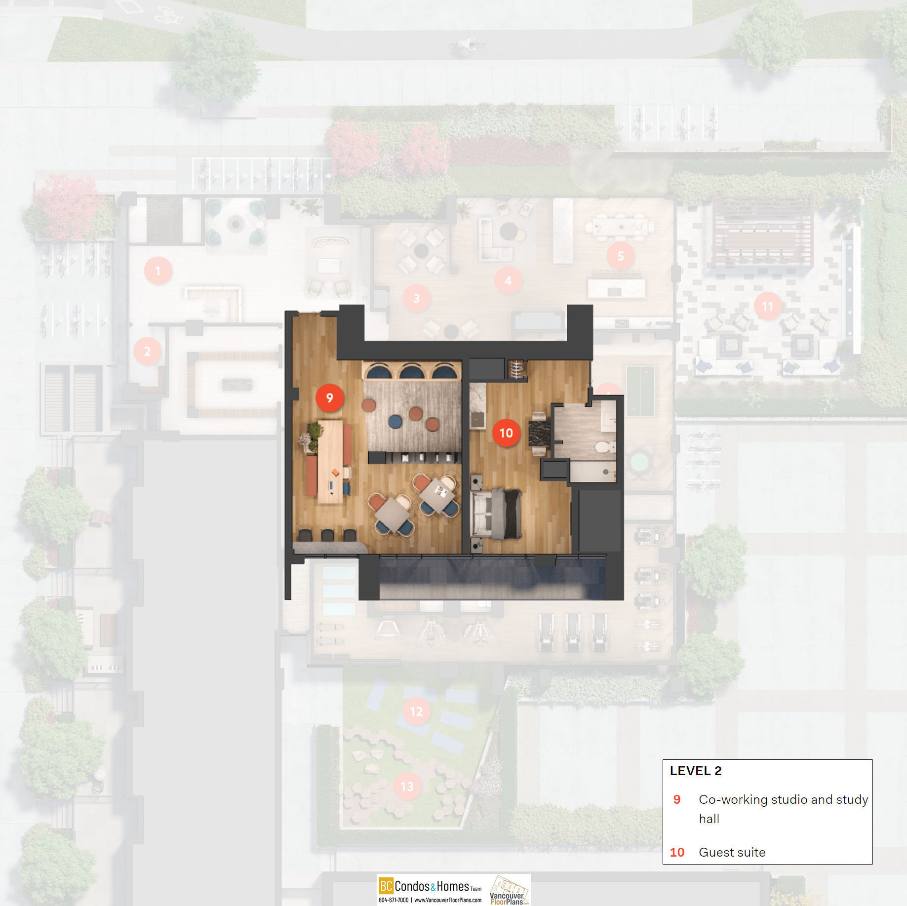 The Standard location map 4