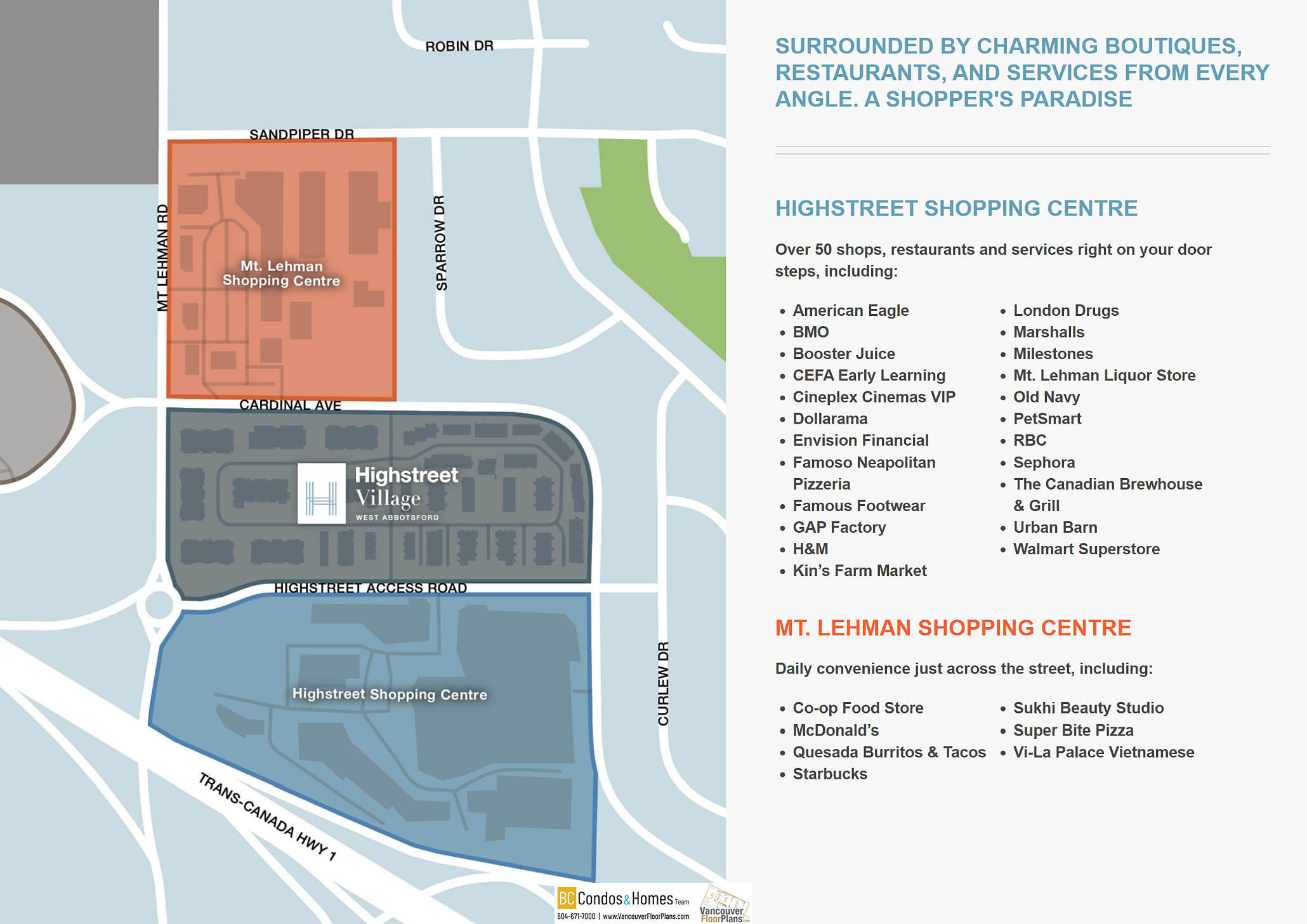 Highstreet Village (Tonhouse & Condos) location map 1