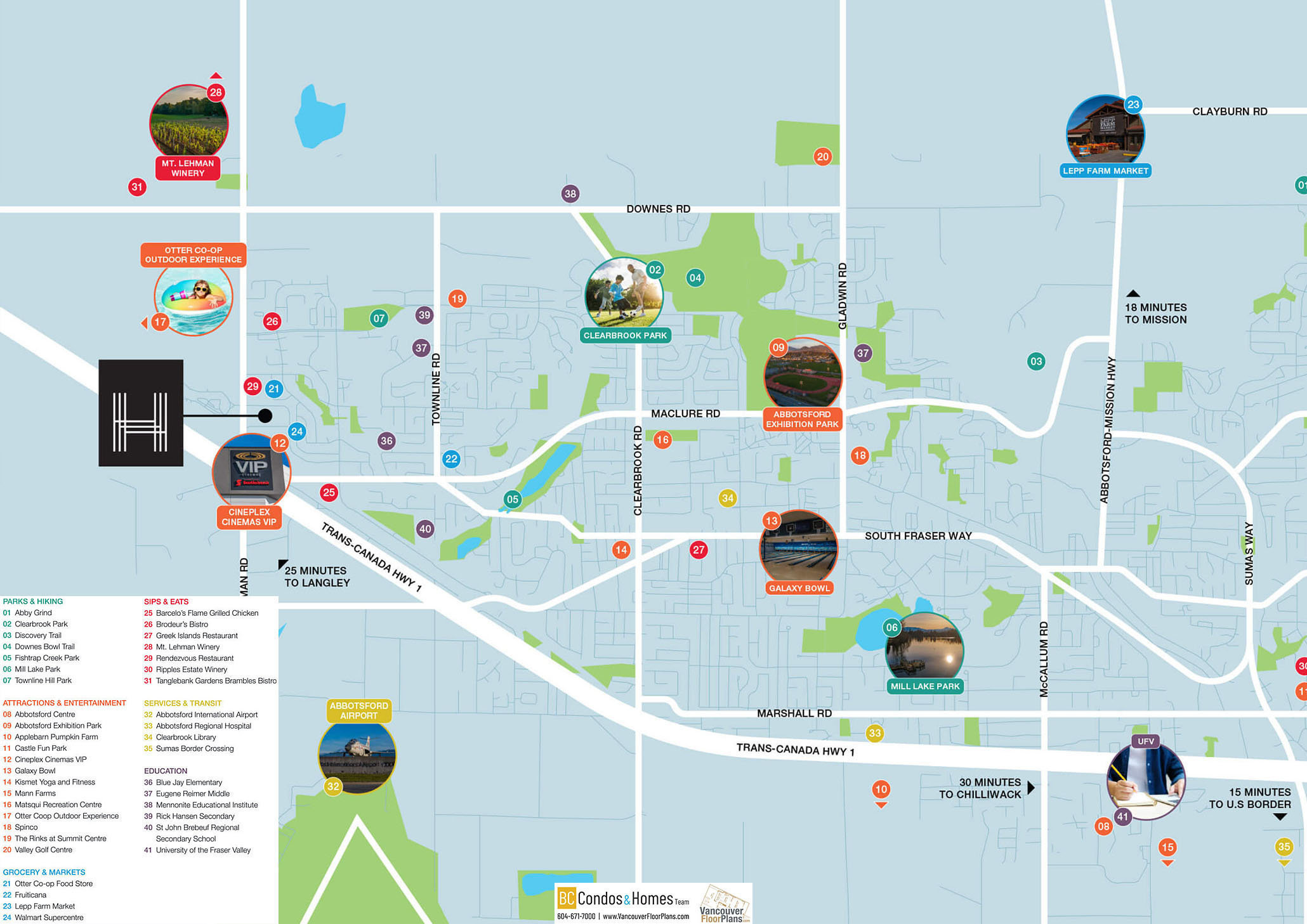 Highstreet Village (Tonhouse & Condos) location map 2