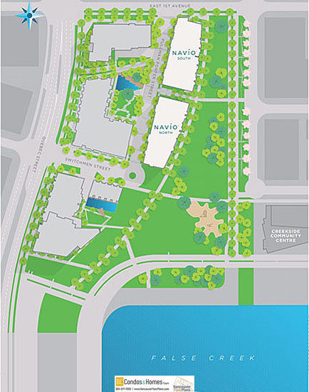 Navio At The Creek location map 2