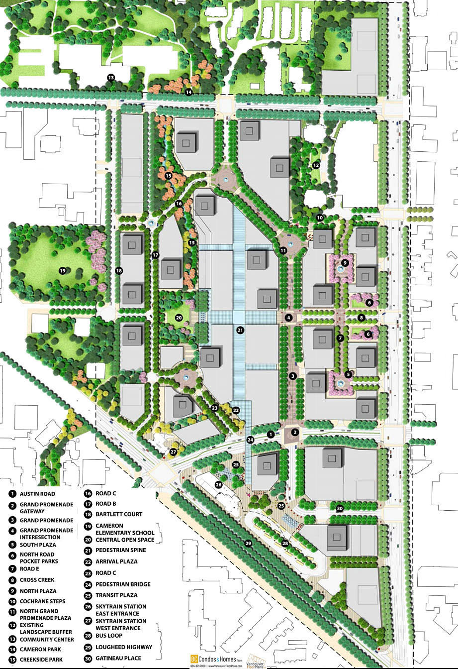The City of Lougheed - Tower 3 location map 3