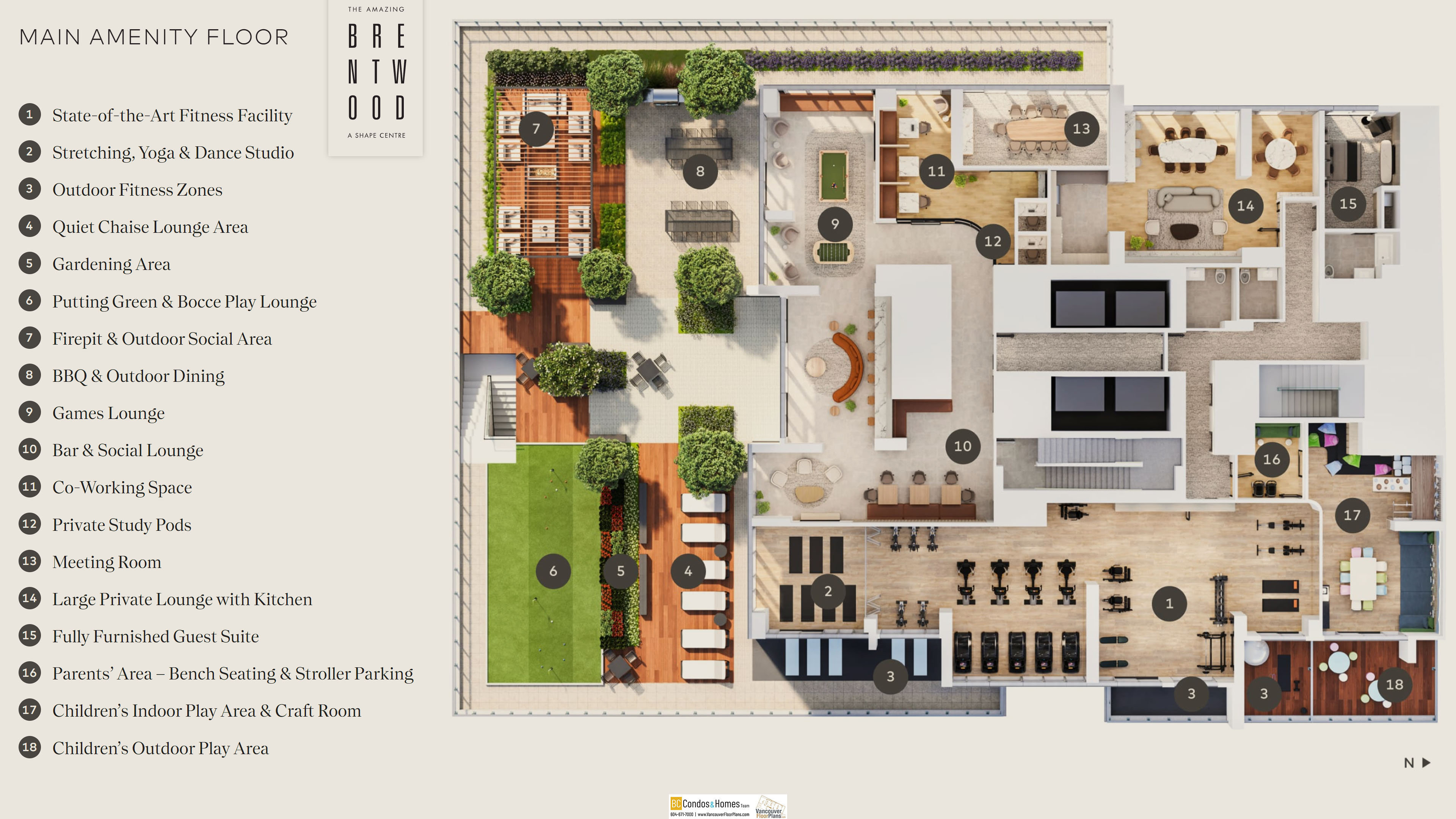 The Amazing Brentwood (Tower 6) location map 3